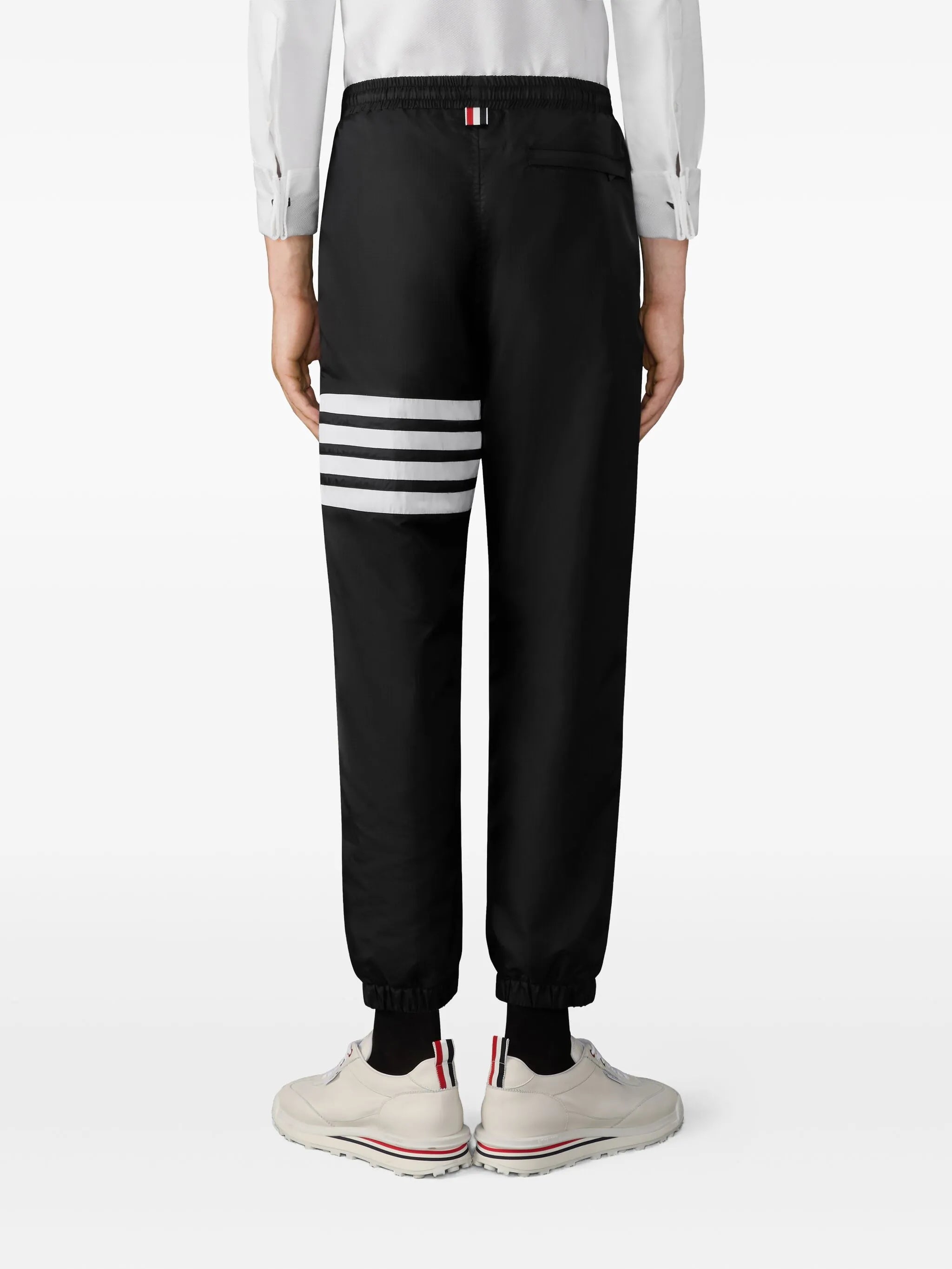 four-bar stripe-detail track pants