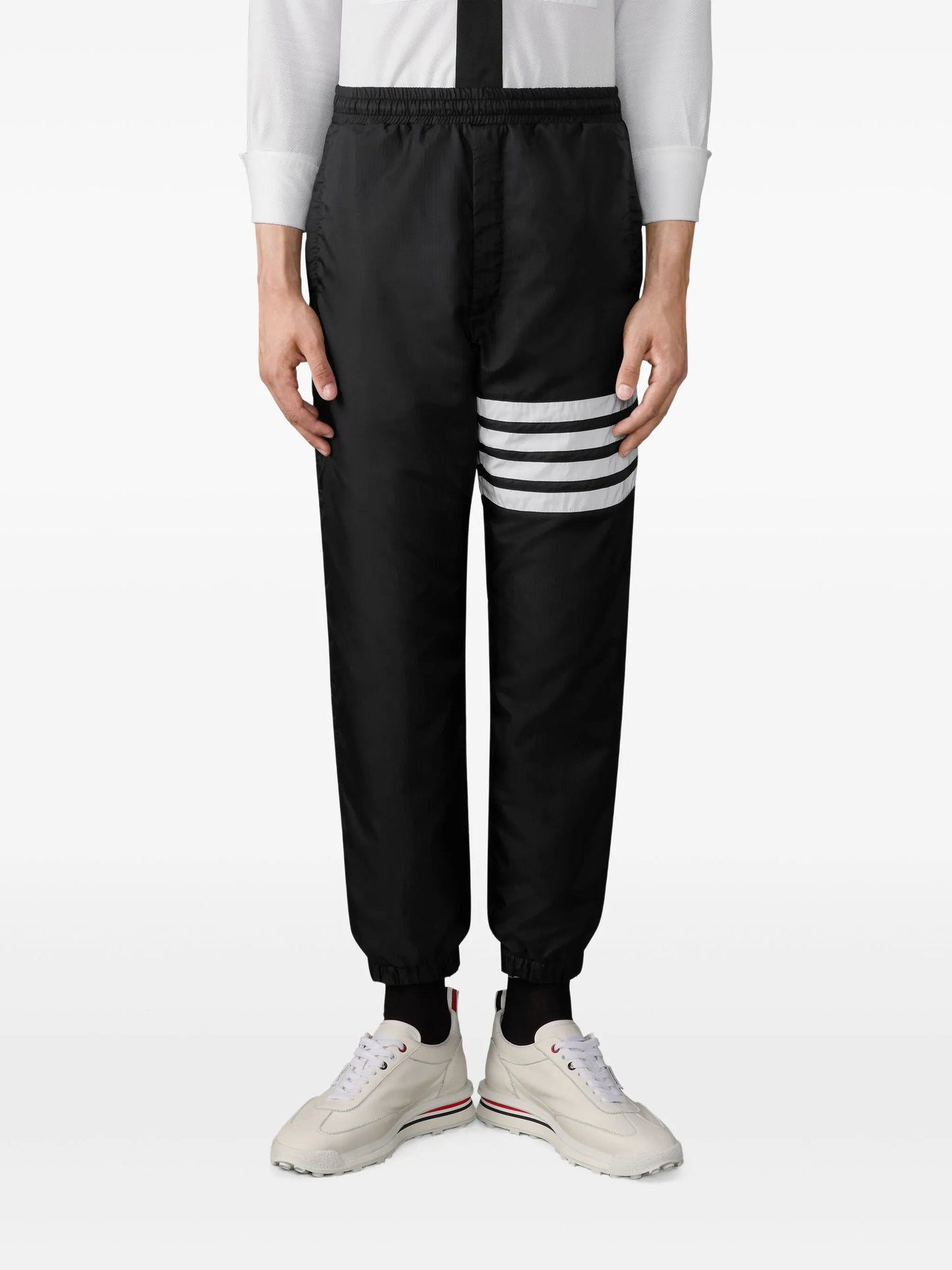 four-bar stripe-detail track pants