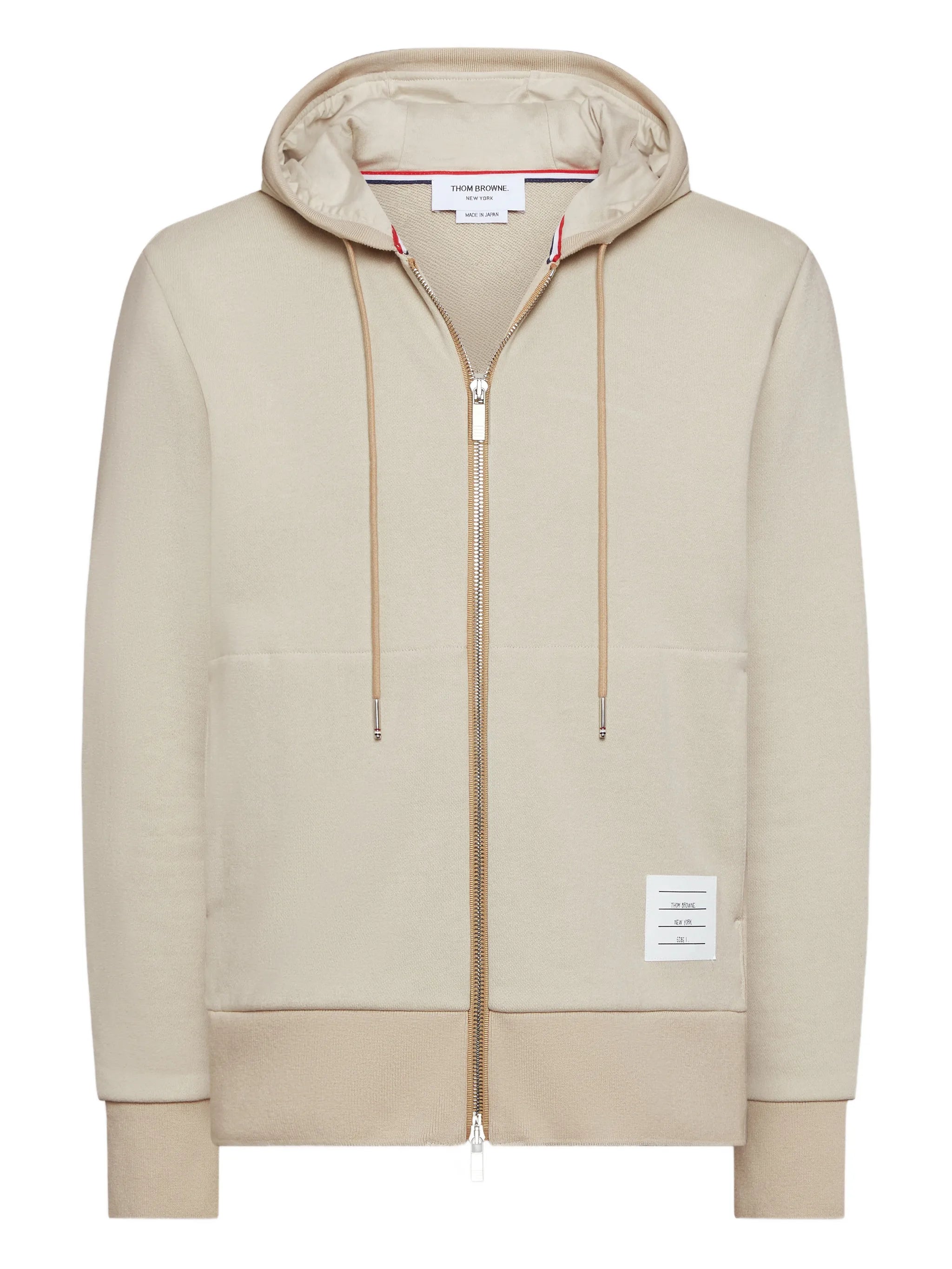 4-Bar zip-up hoodie