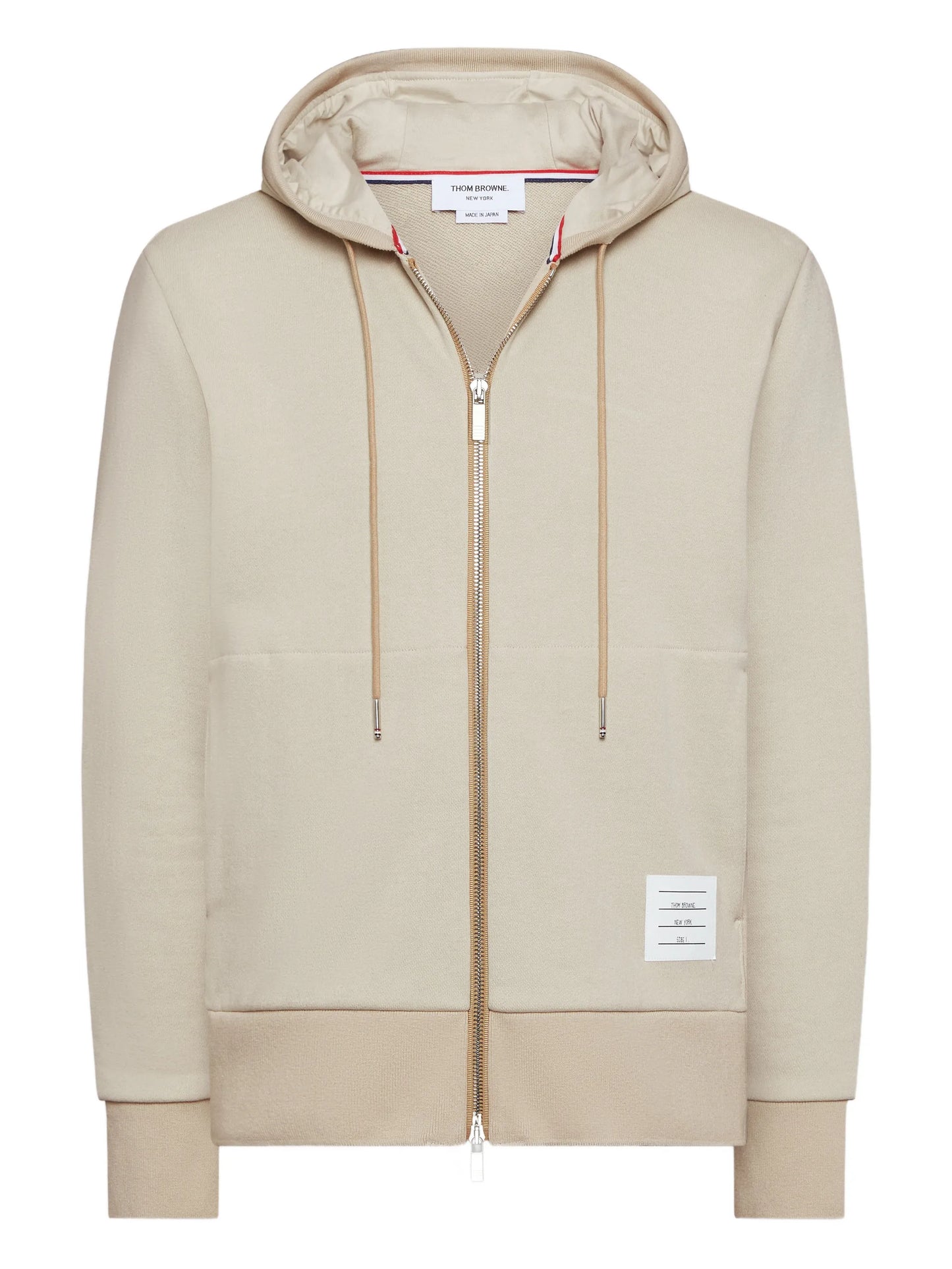 4-Bar zip-up hoodie