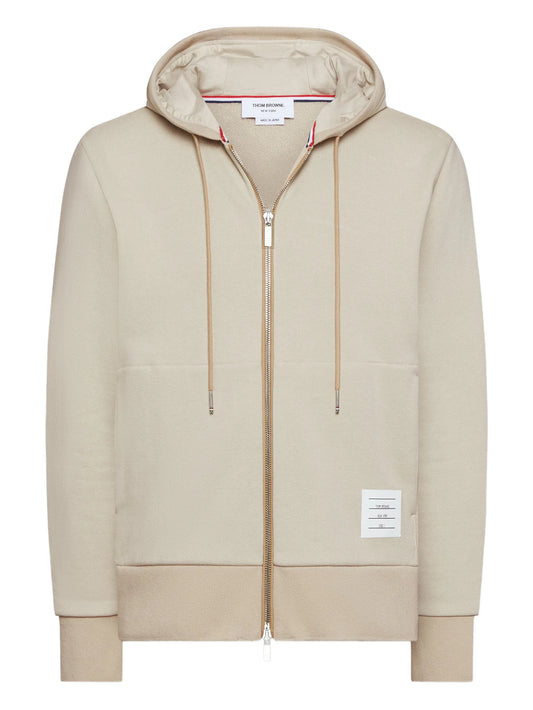 4-Bar zip-up hoodie