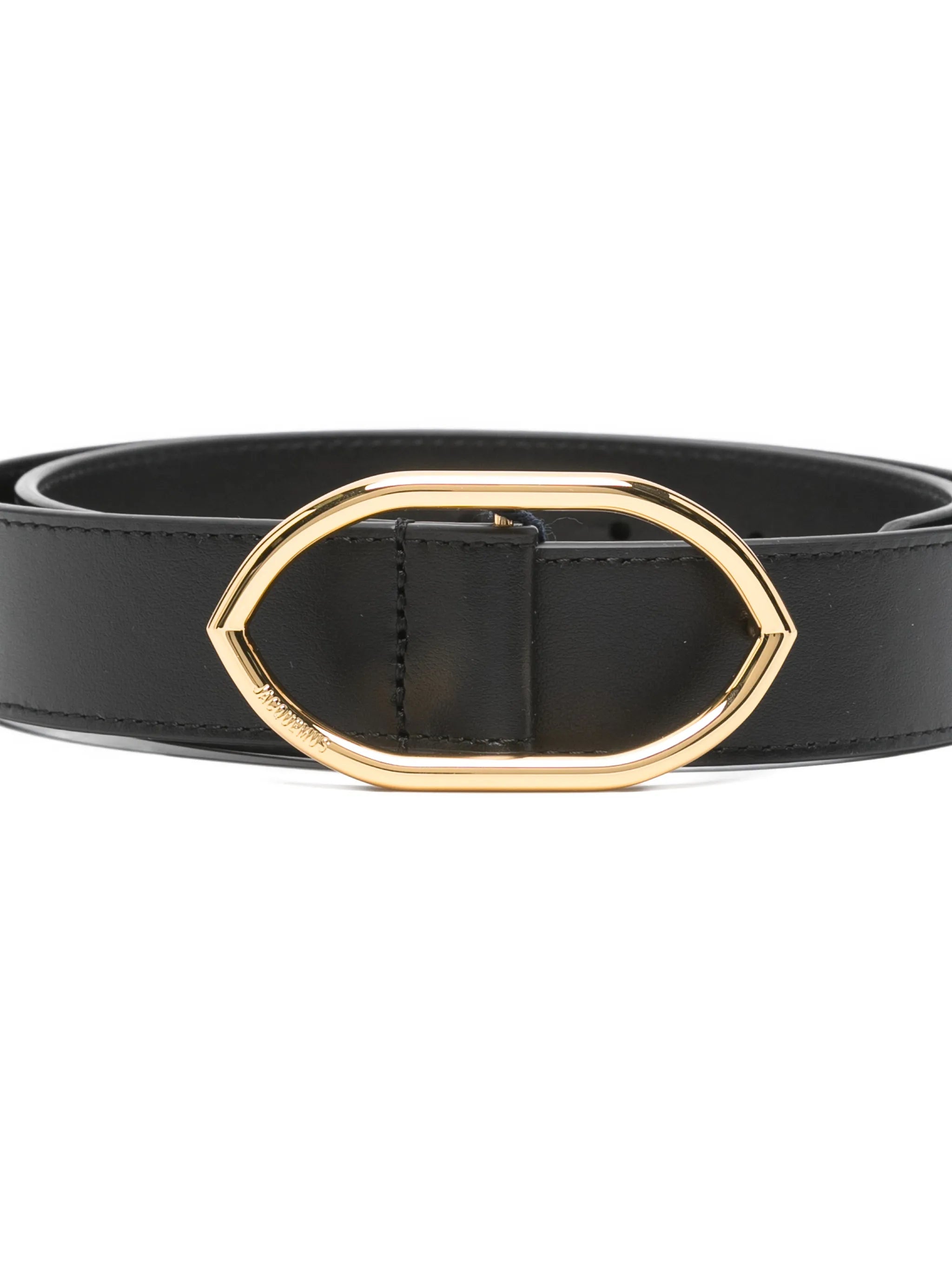 Calisson oval-buckle belt
