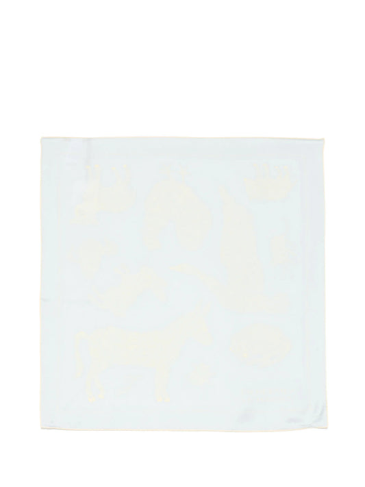animal-print scarf