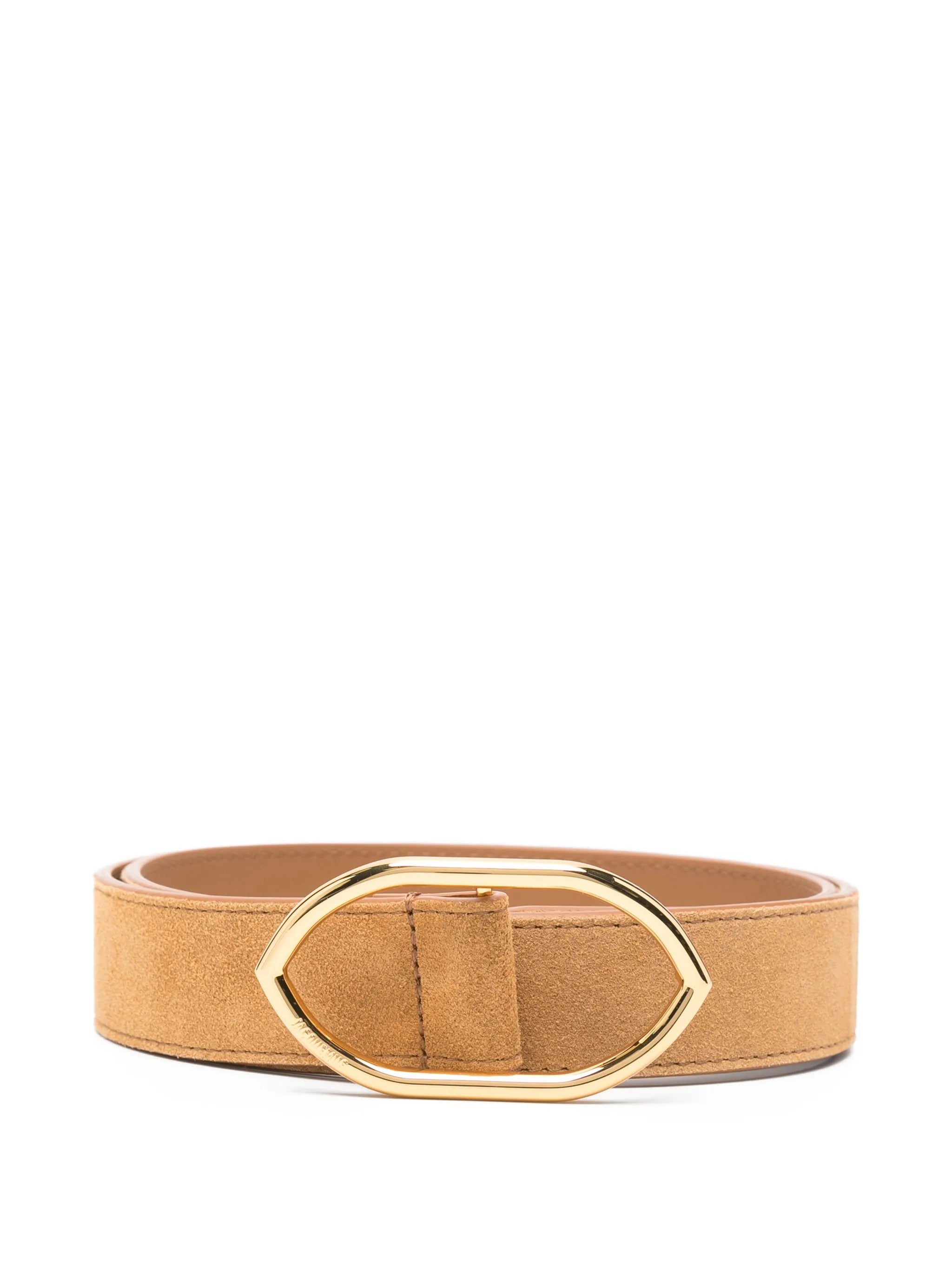 oval-buckle belt