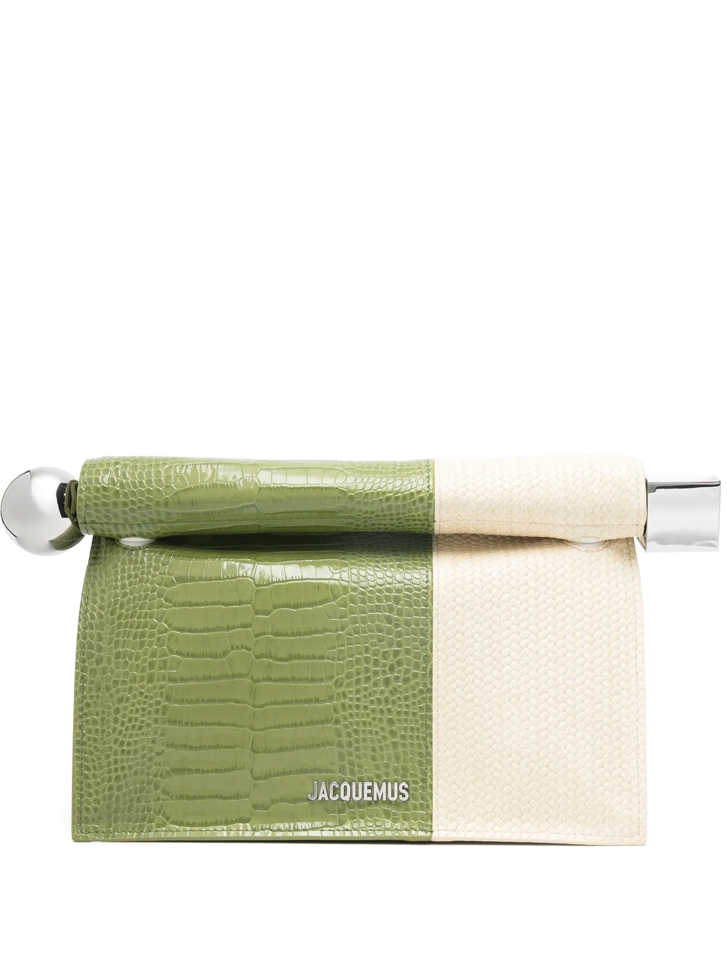 Rond Carré two-toned clutch bag