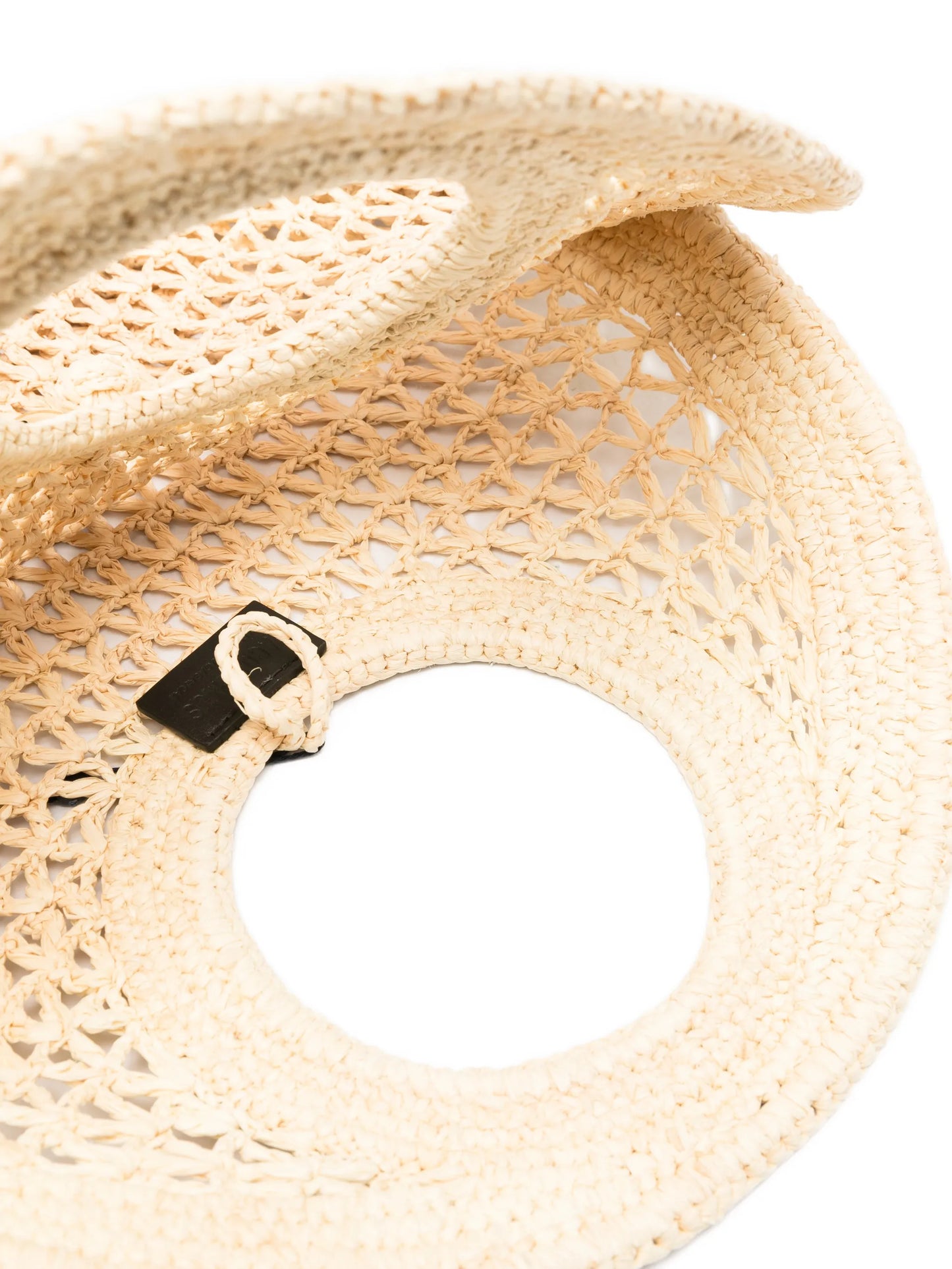 small The Spiaggia raffia tote bag