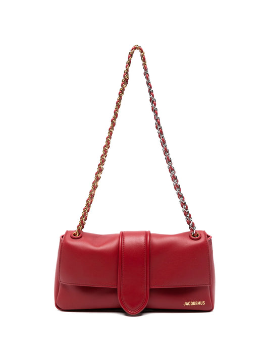 Le Bambino chain leather shoulder bag