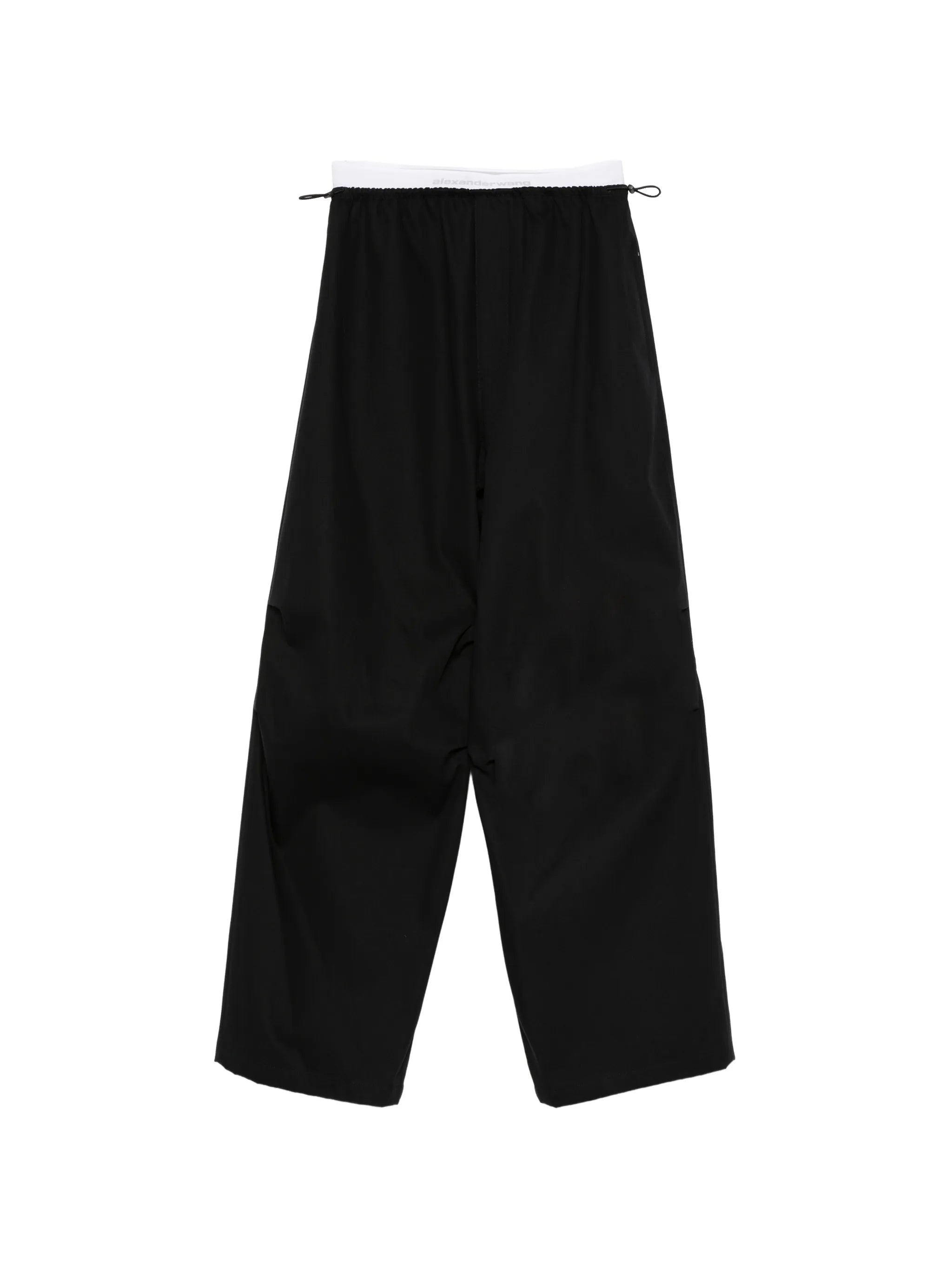 logo-elastic pants