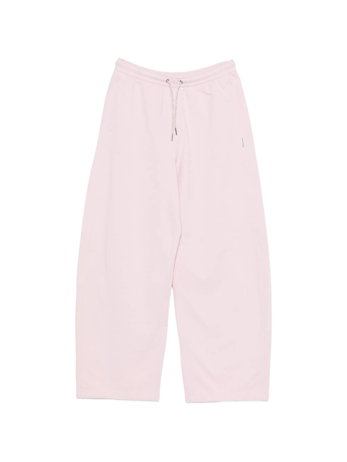 rhinestone-drawstring track pants