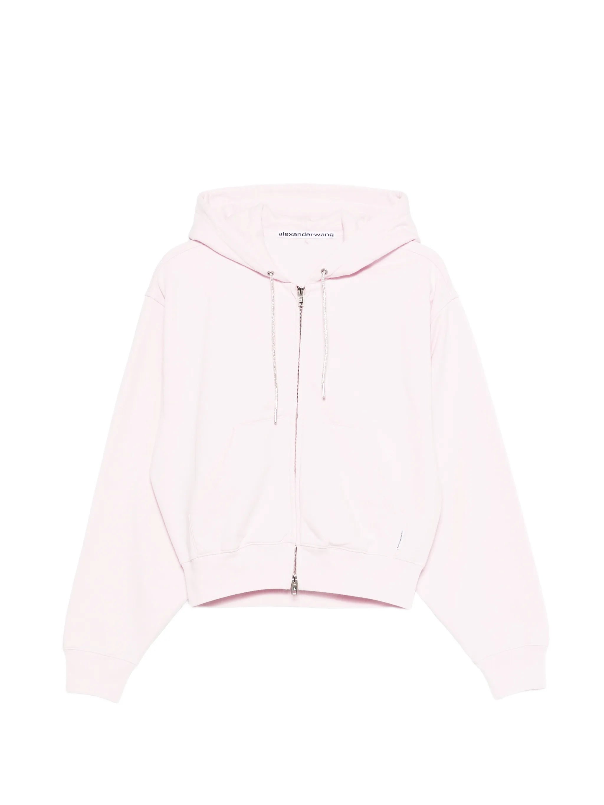 crystal drawcord hoodie