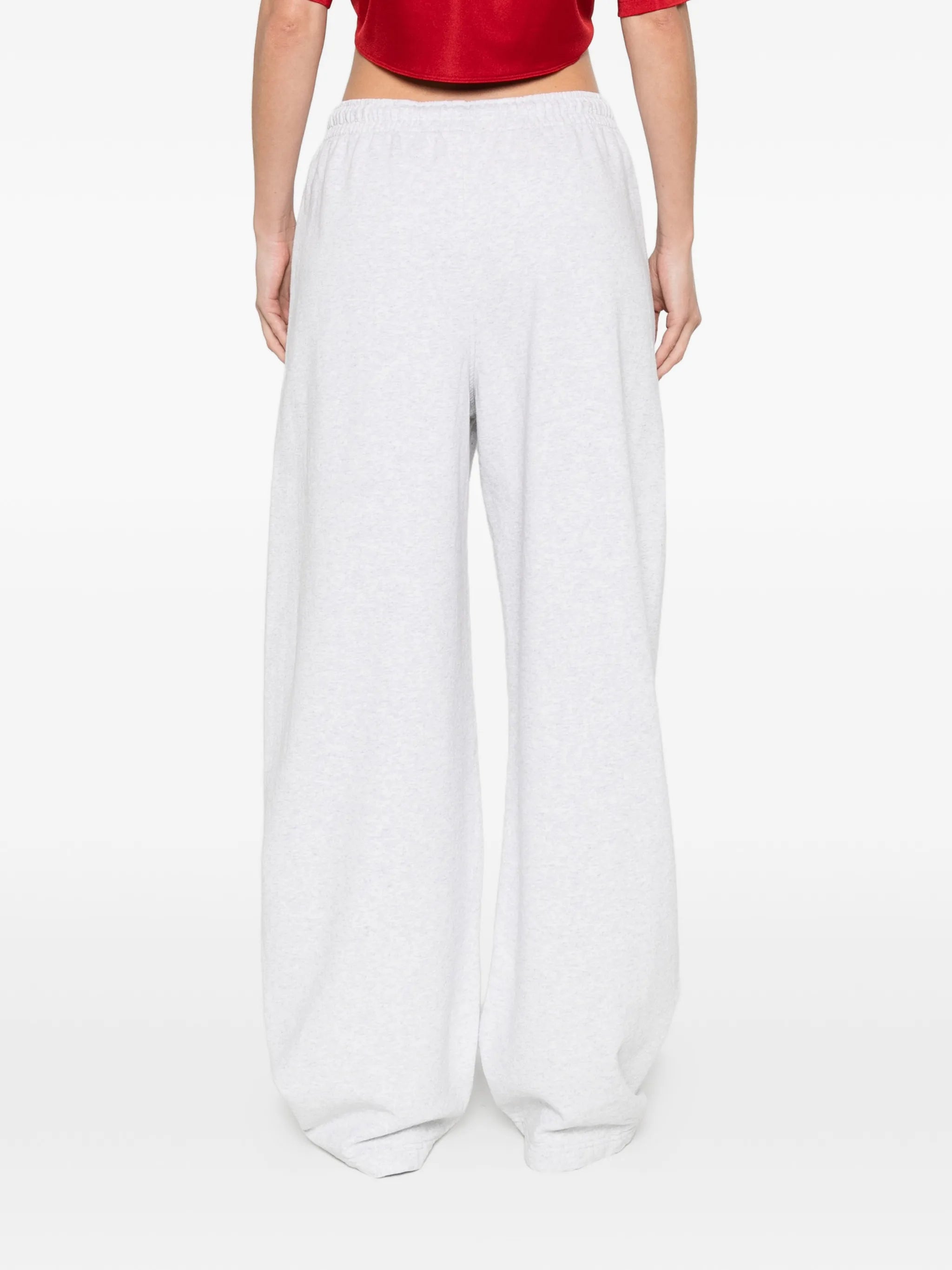 crystal drawcord mid-rise sweatpants