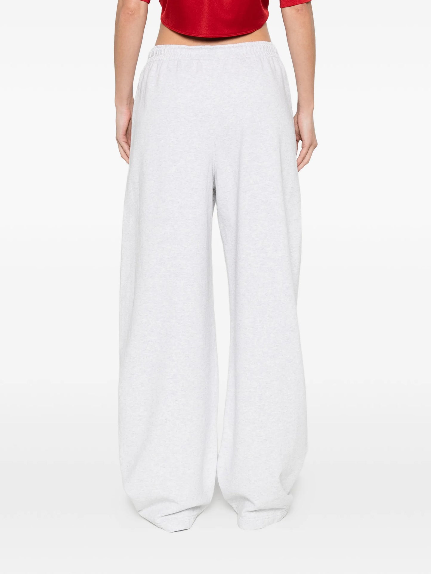 crystal drawcord mid-rise sweatpants