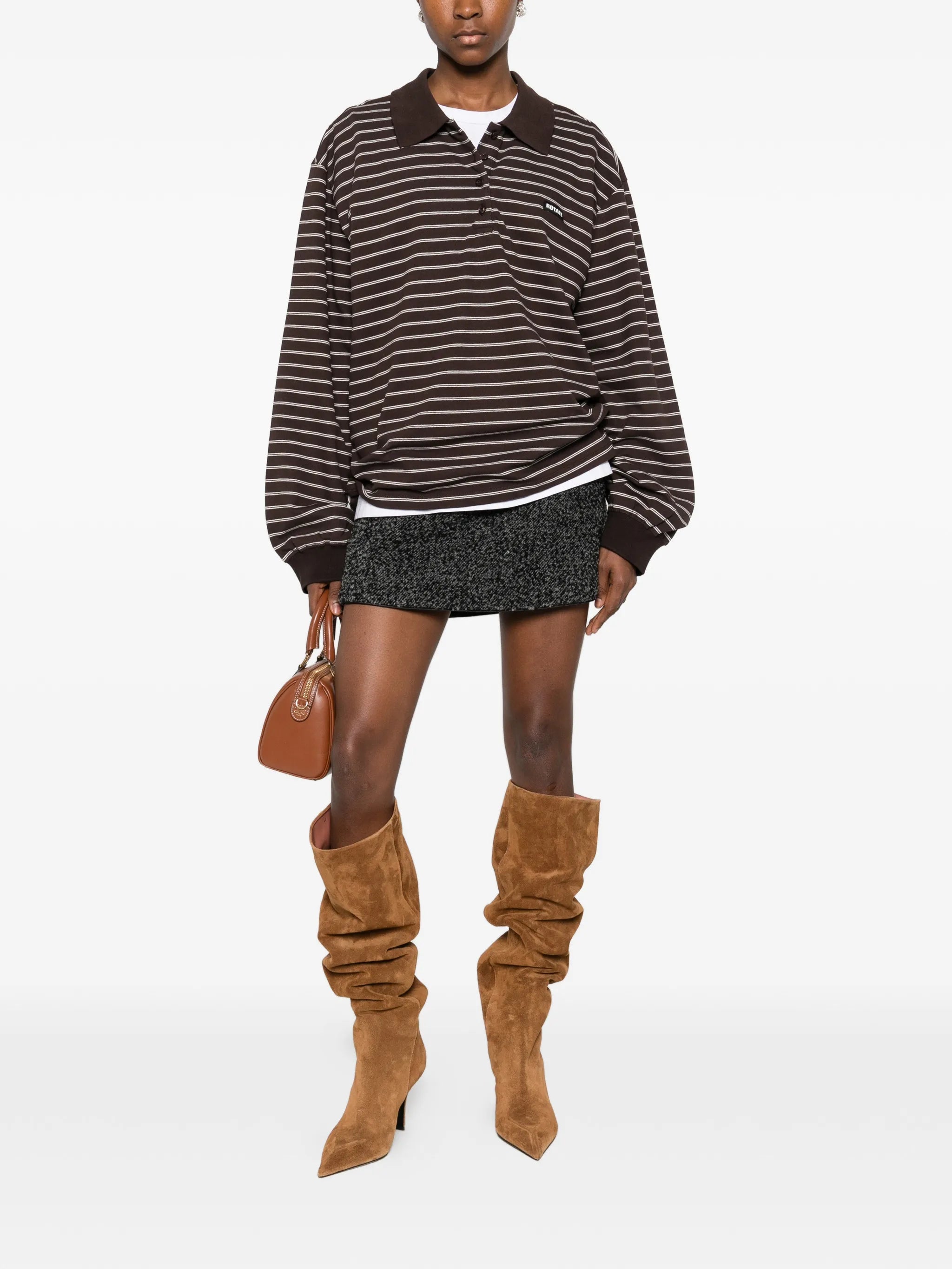 long-sleeve polo shirt