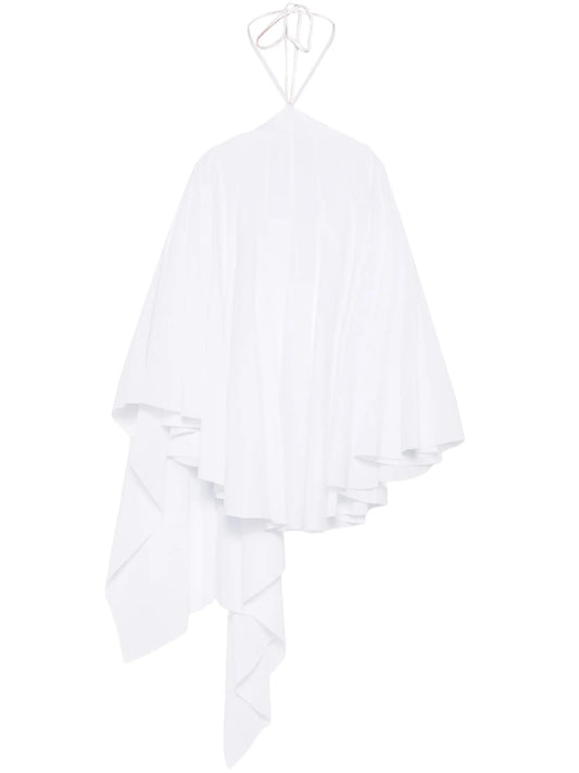 Triangle ruffled mini dress