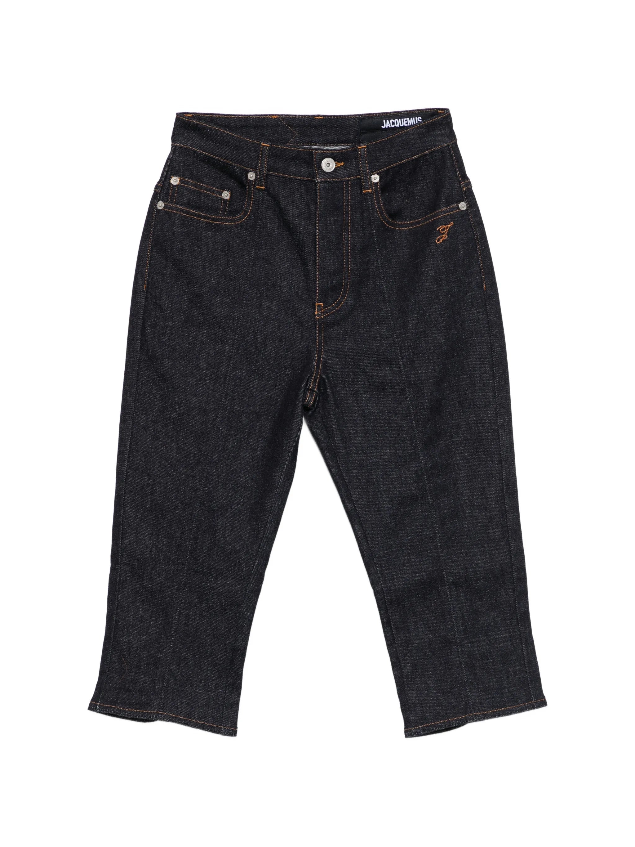 The De-Nimes five-pocket denim capris