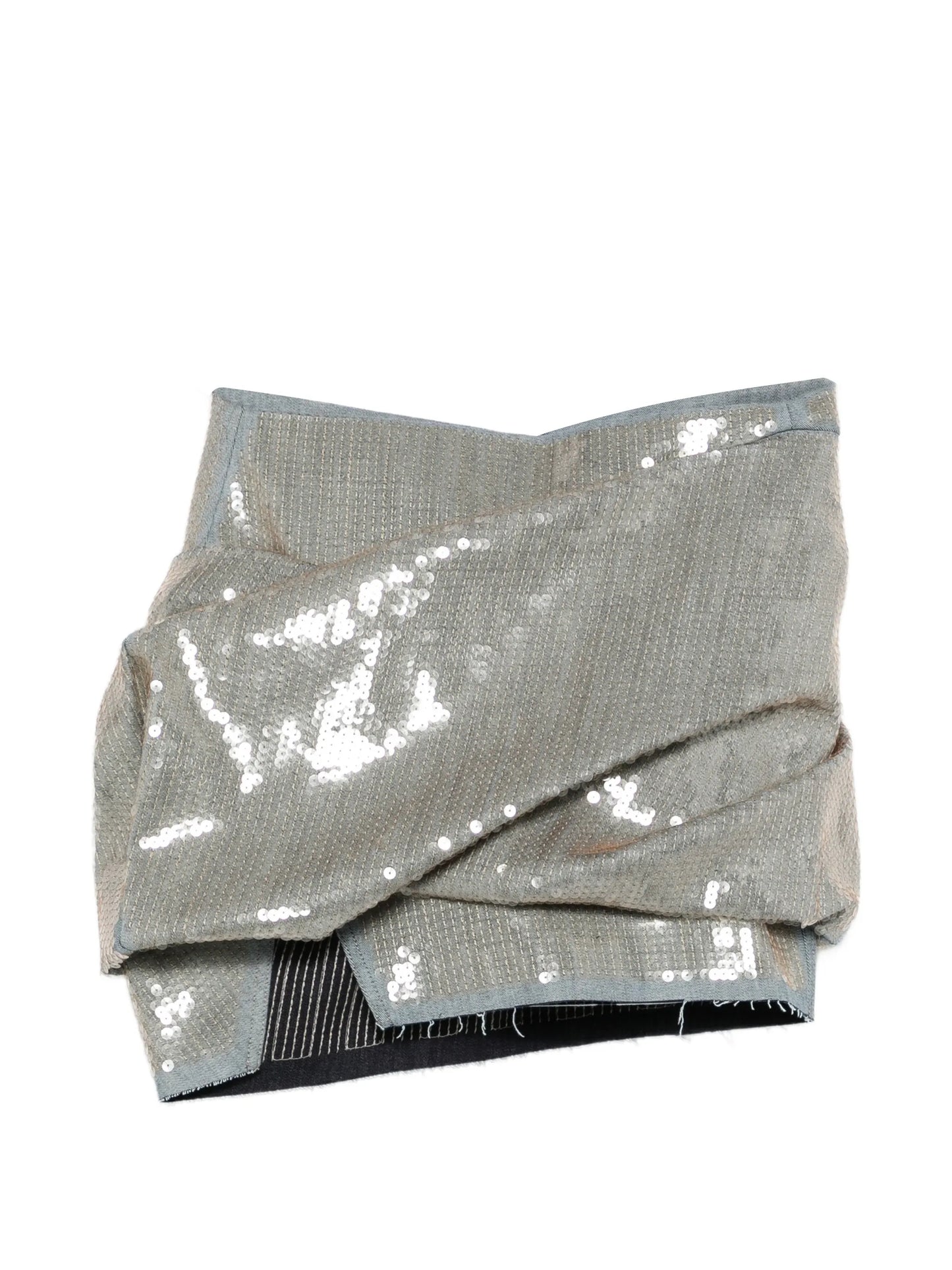 sequin-embellishment mini skirt