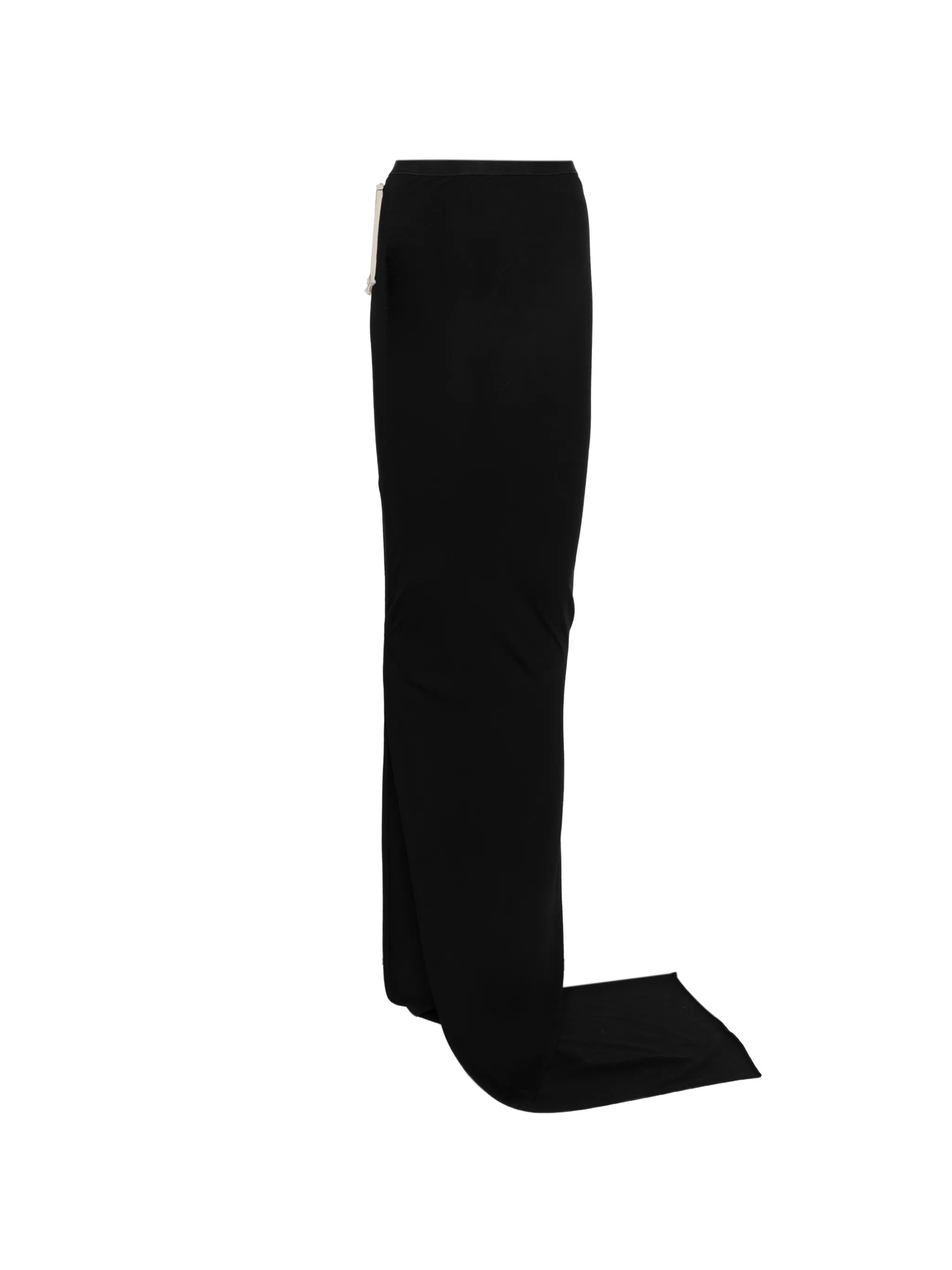 drawstrings maxi skirt