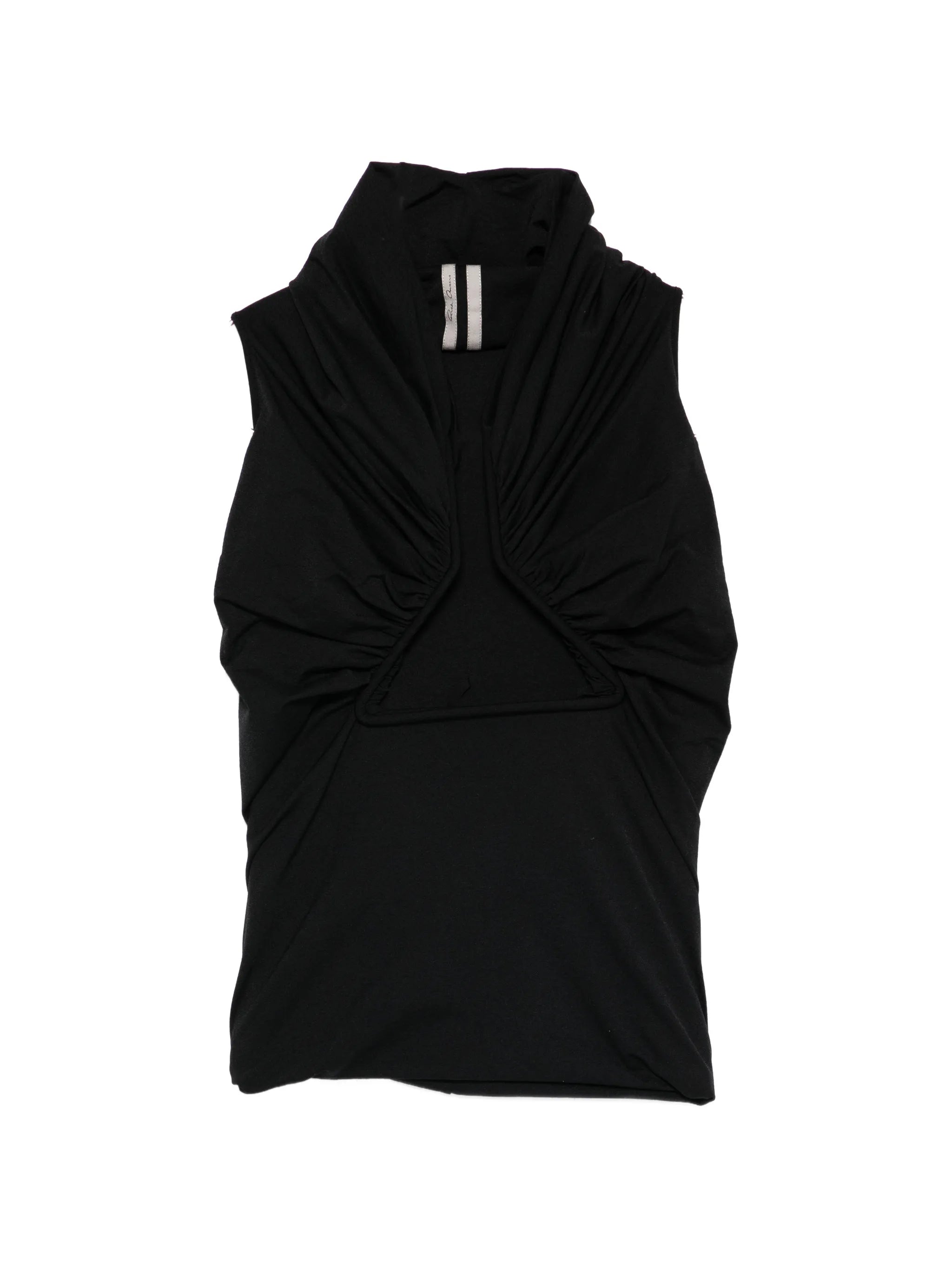 draped jersey top