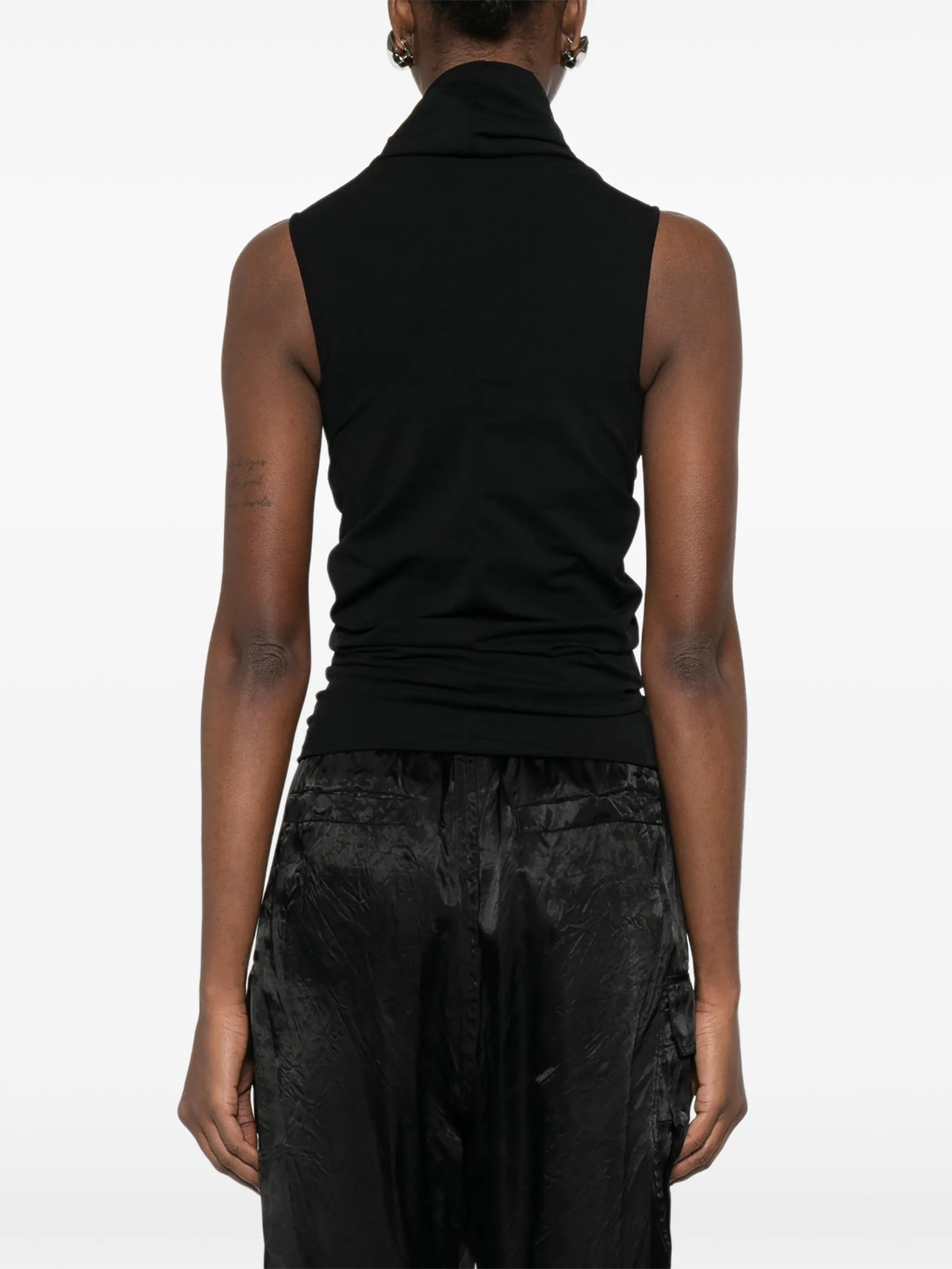 draped jersey top