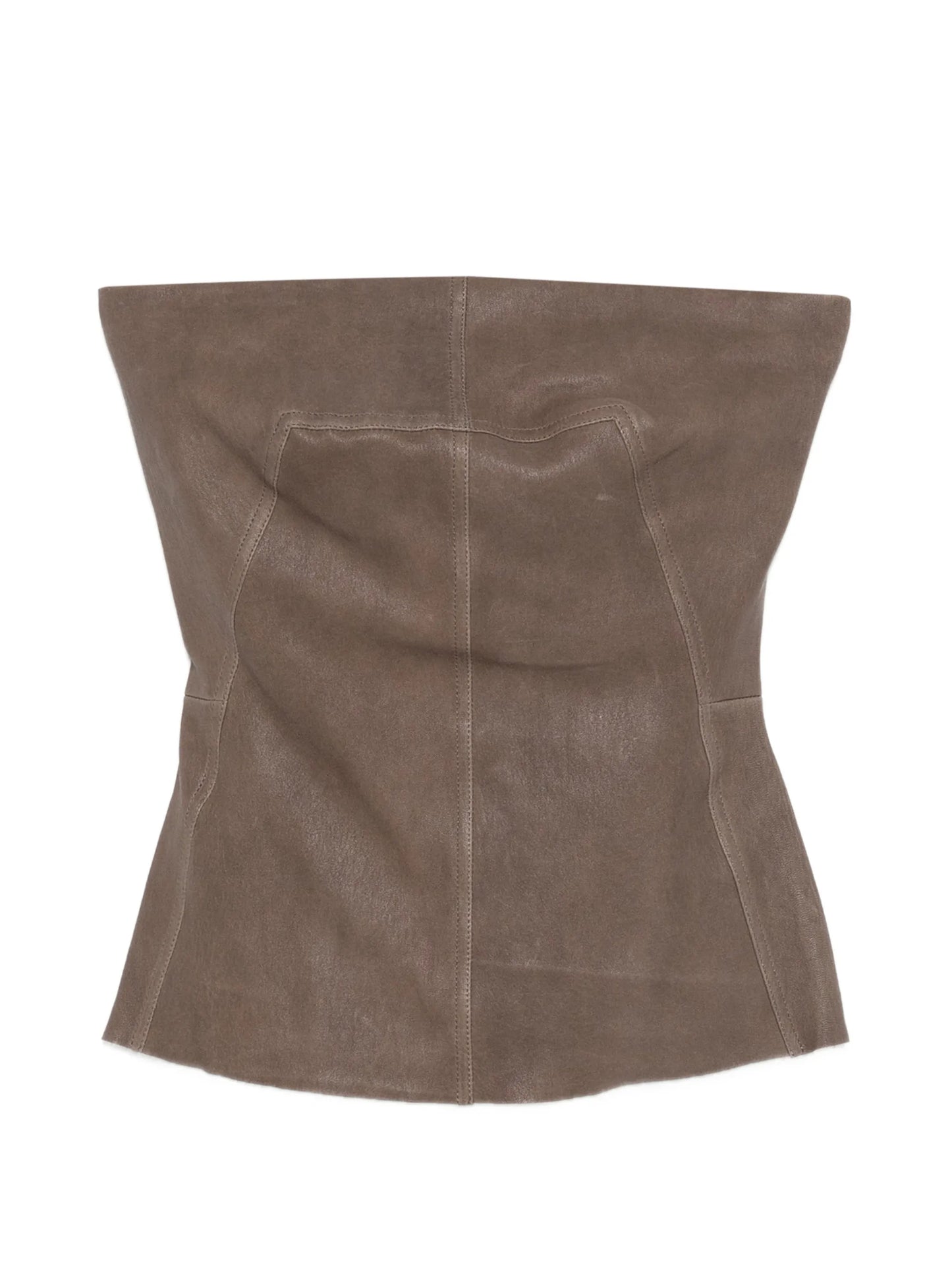 bustier leather top