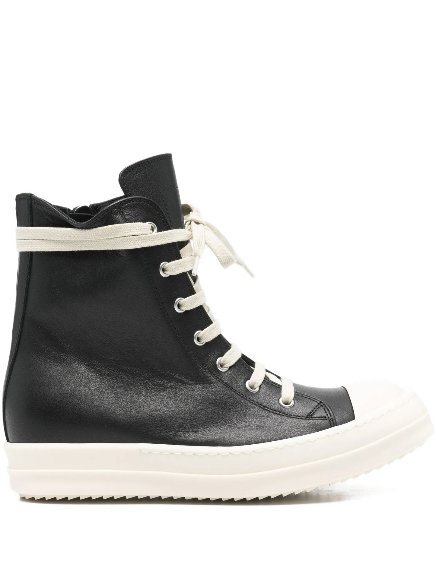 lace-up leather sneakers