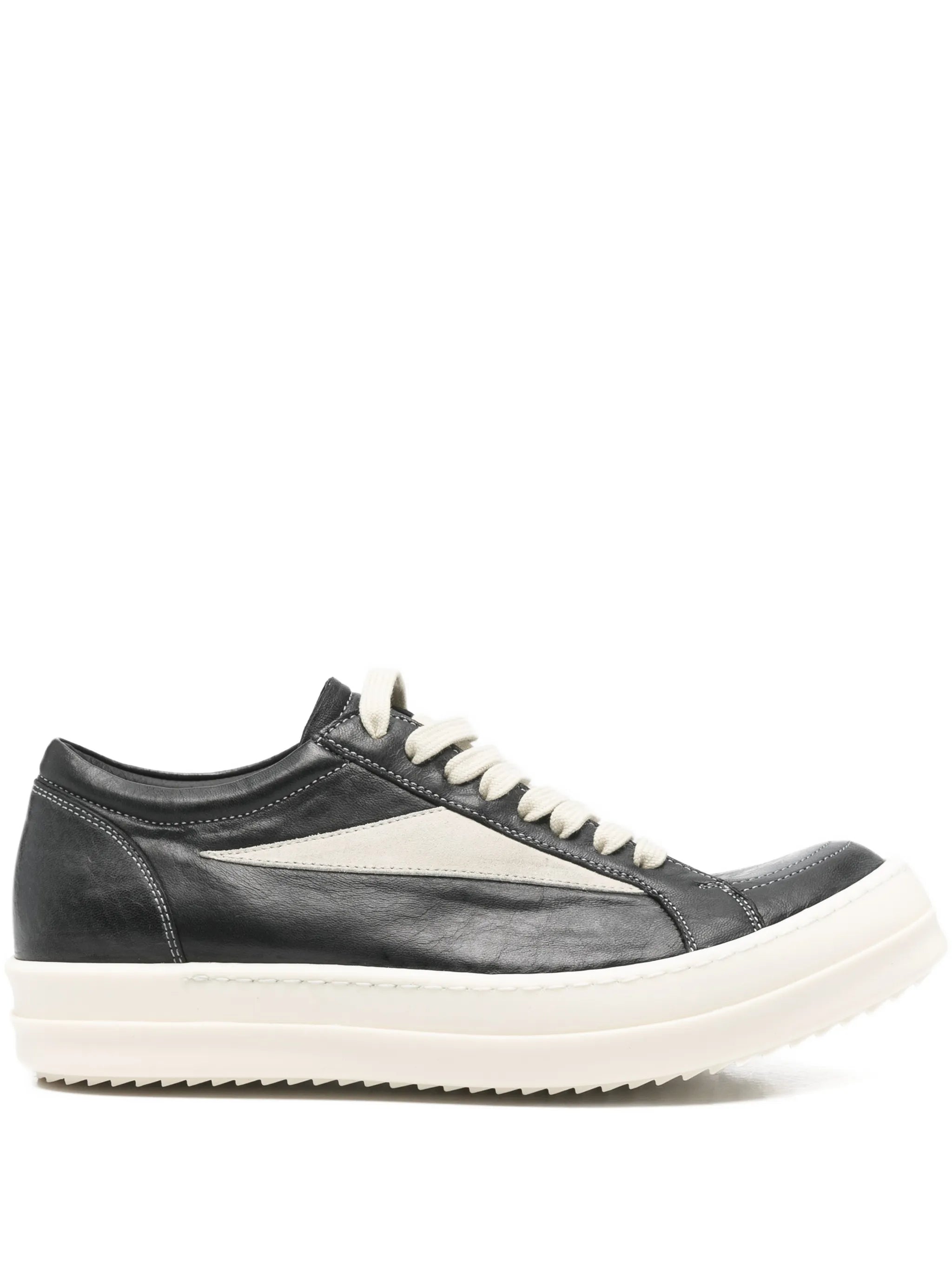 Vintage low-top leather sneakers