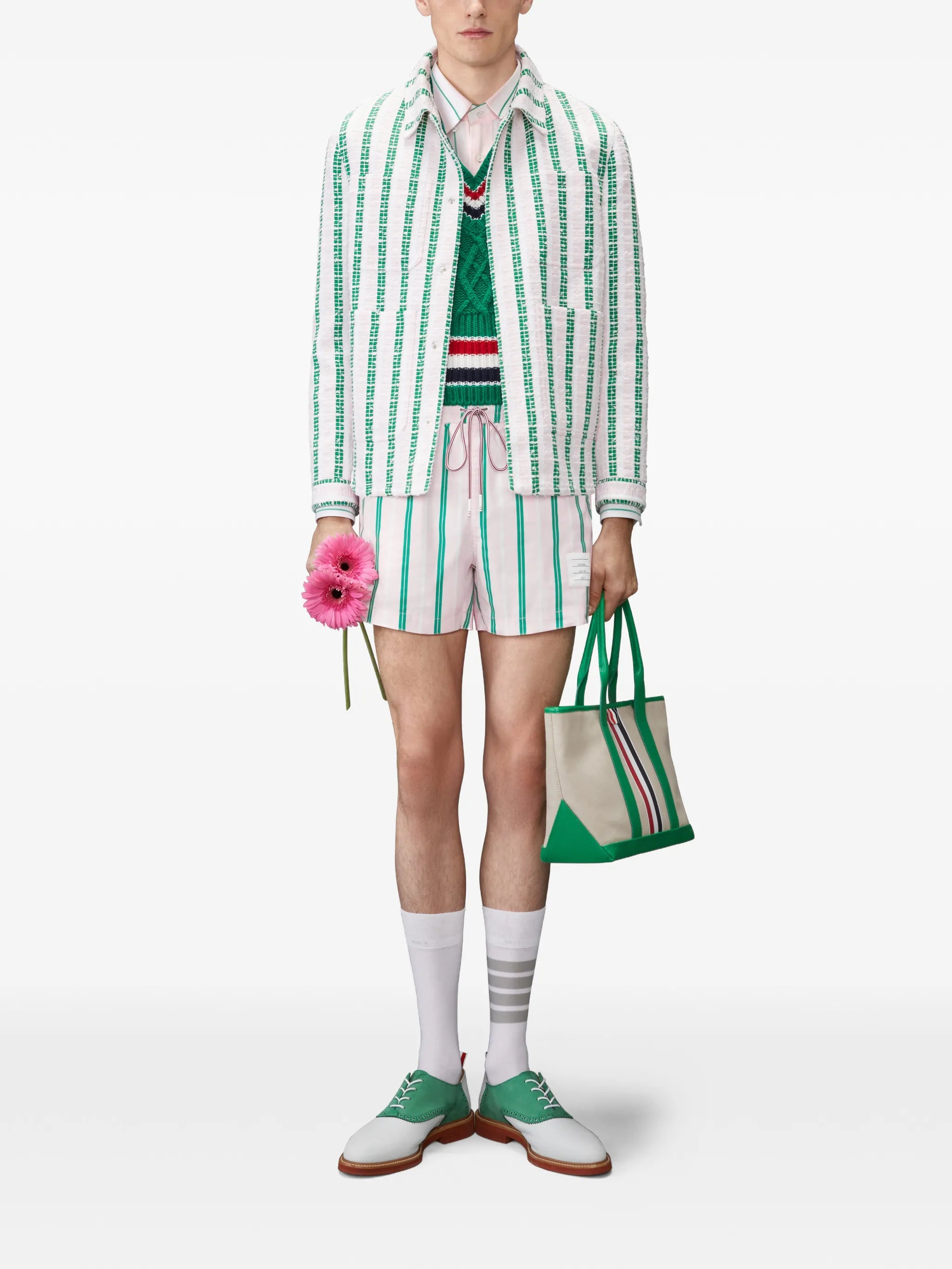 striped cotton shirt