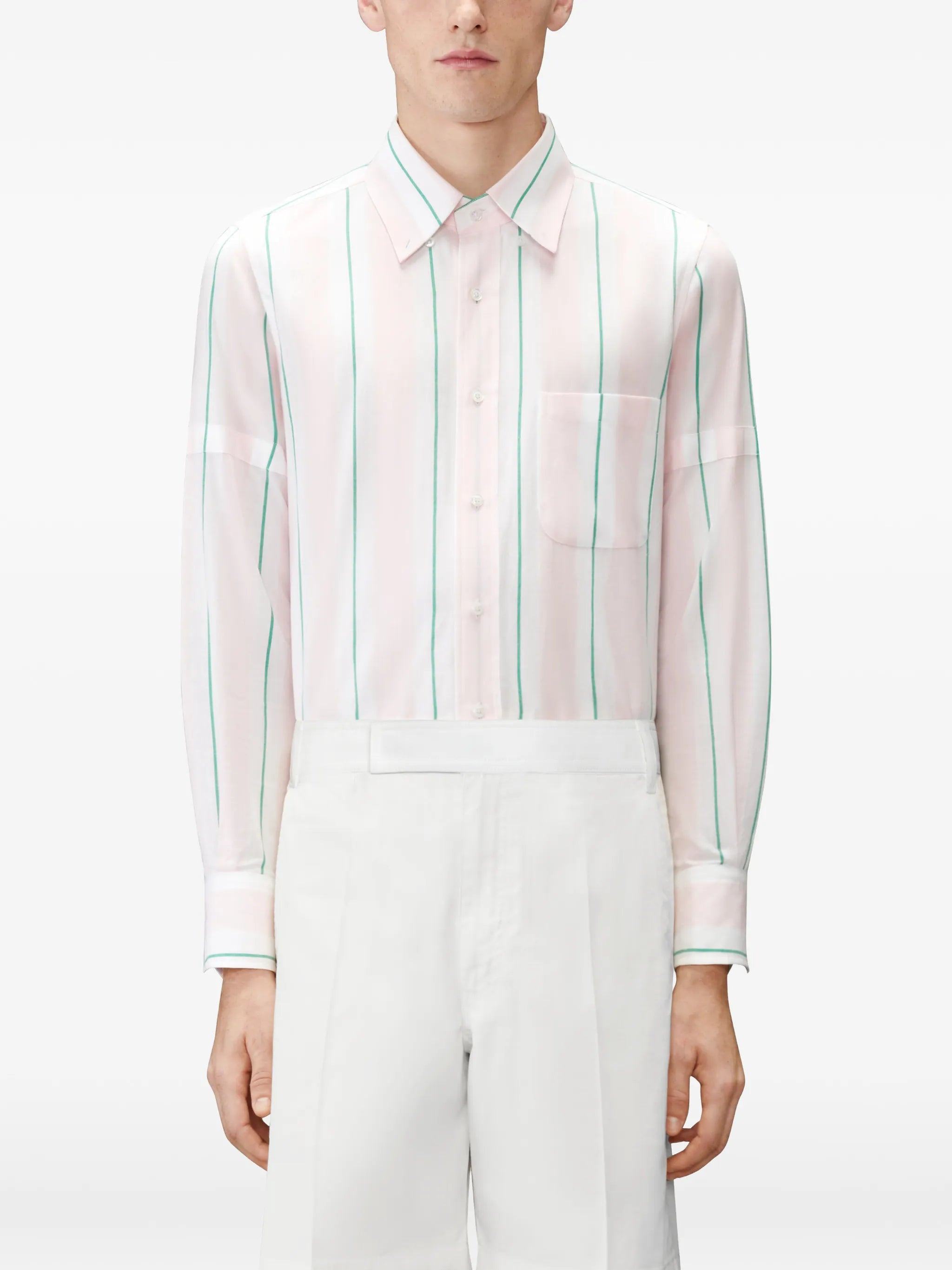 striped cotton shirt