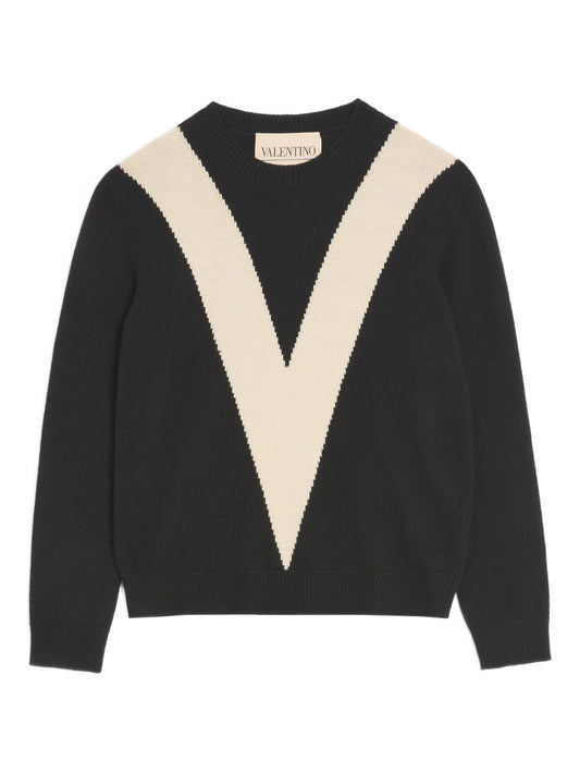 crew-neck wool sweater
