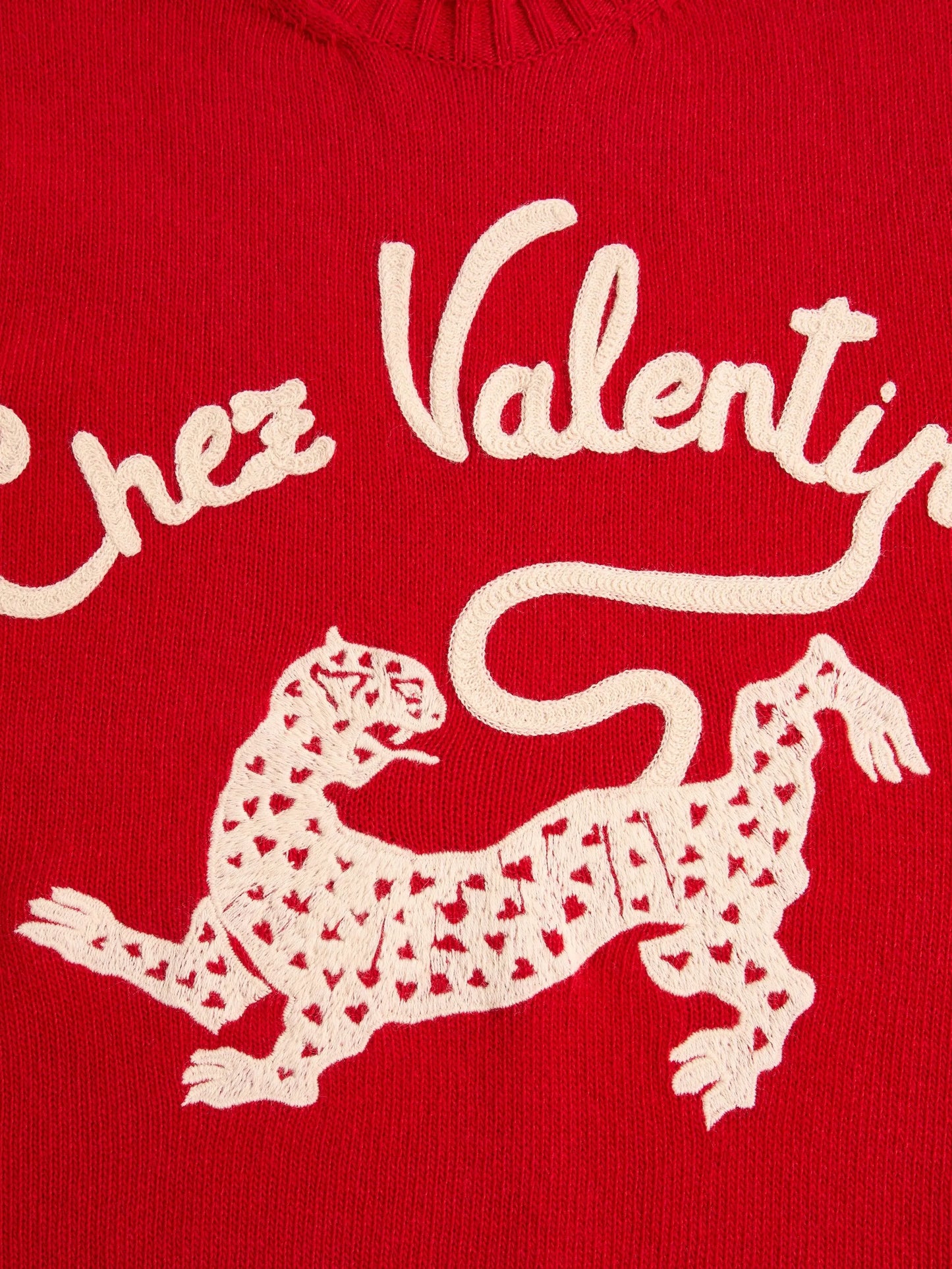 embroidered wool jumper