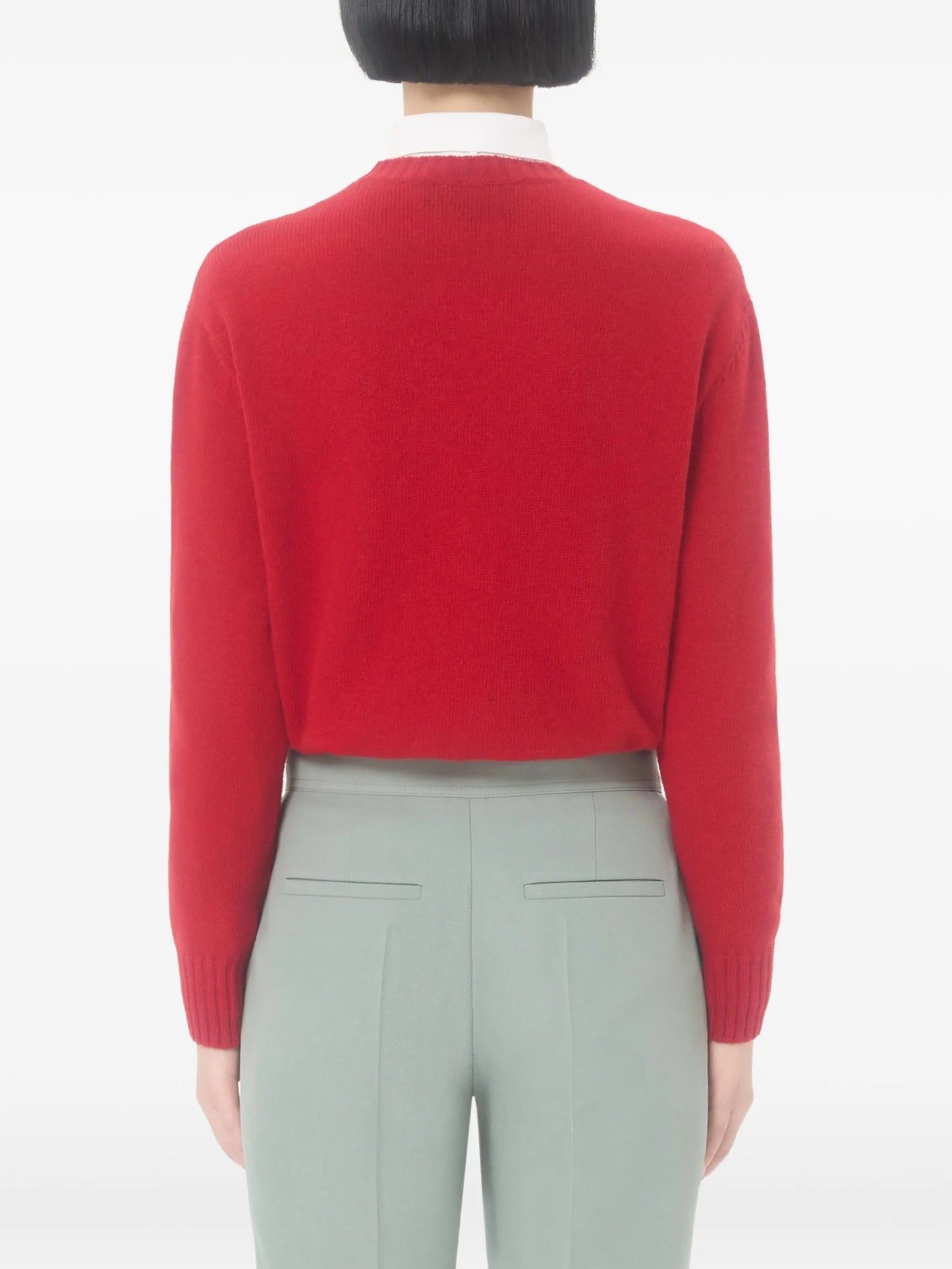 embroidered wool jumper