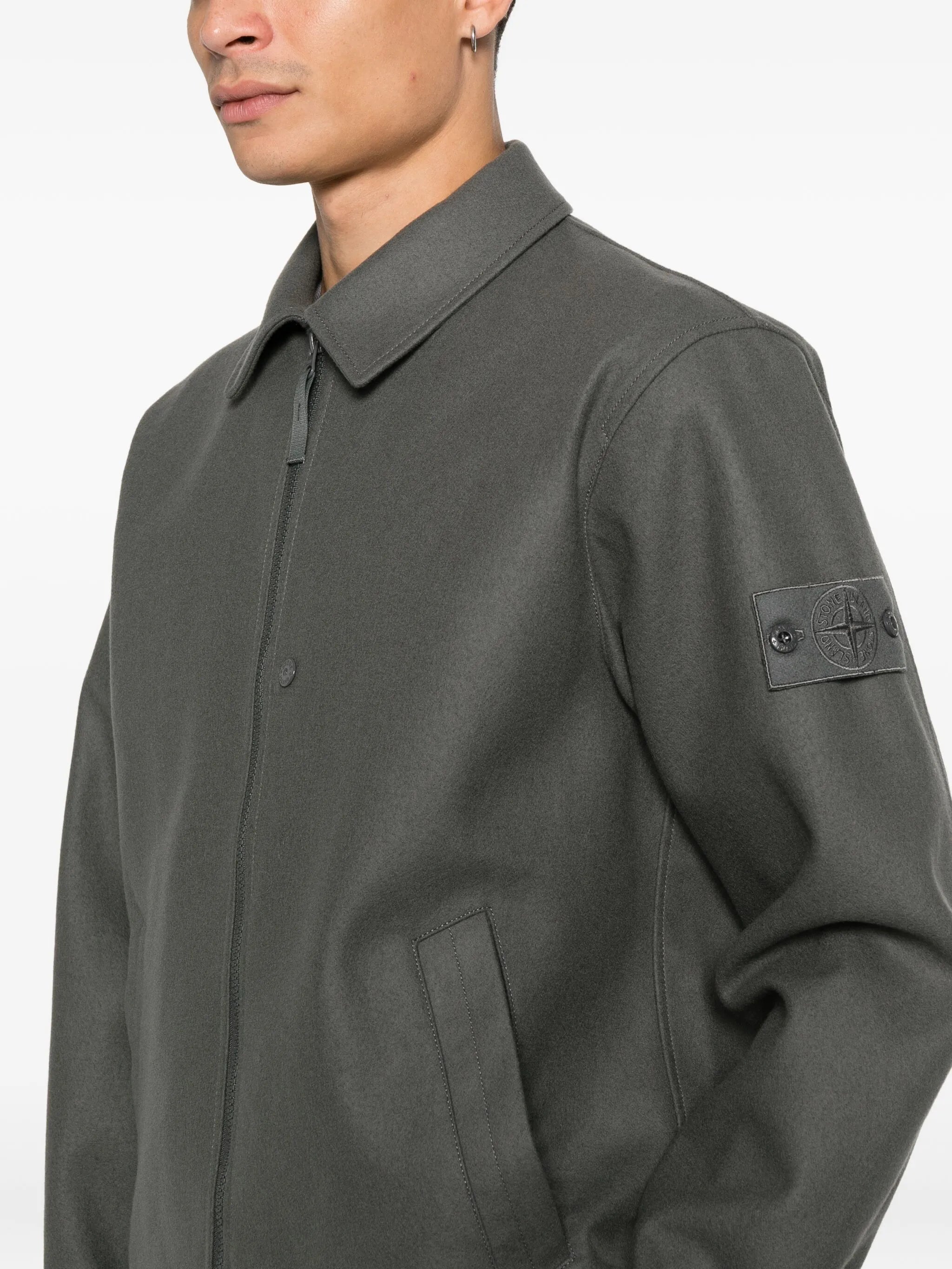 Ghost zip-up jacket