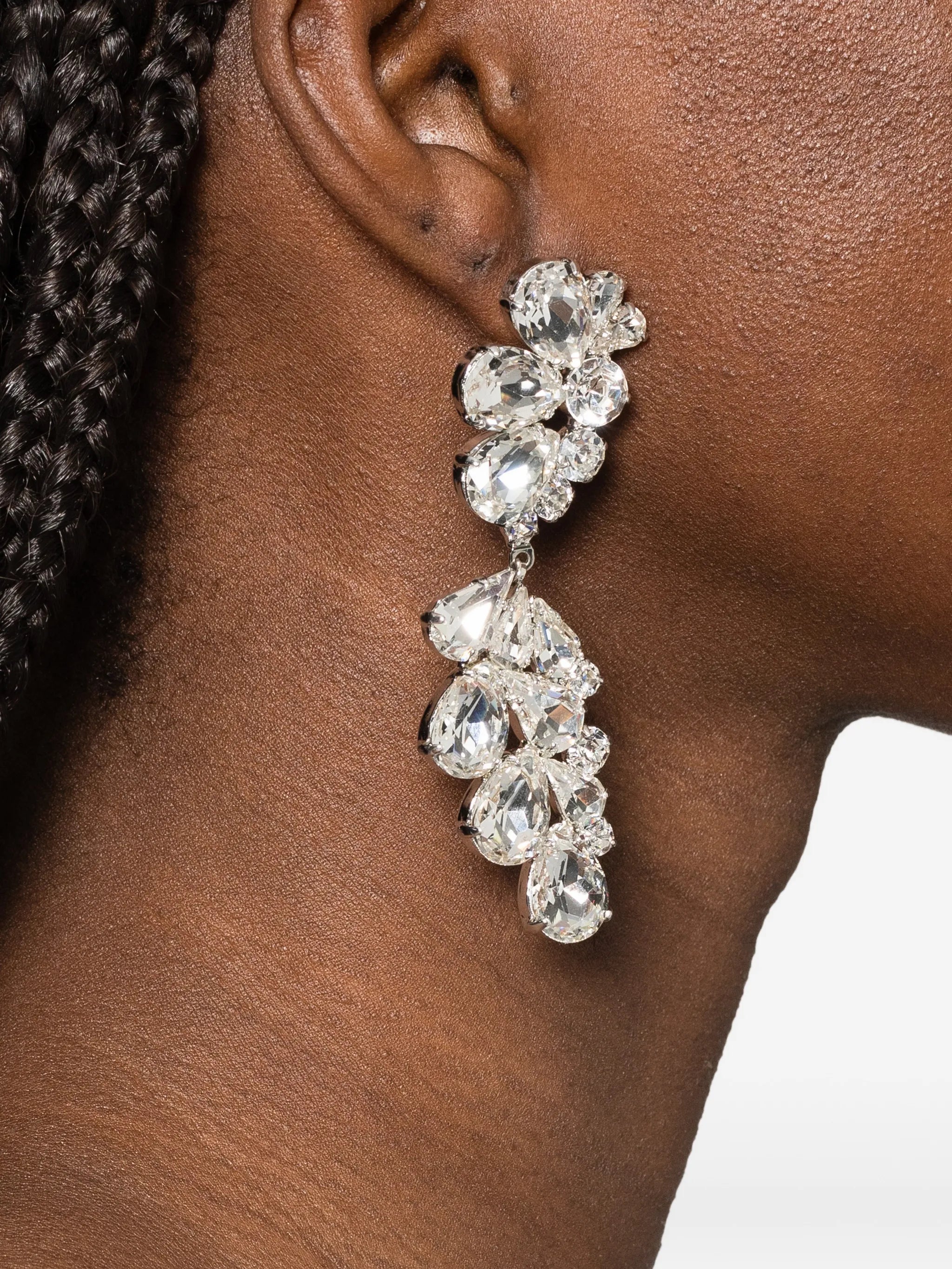 crystal drop earrings