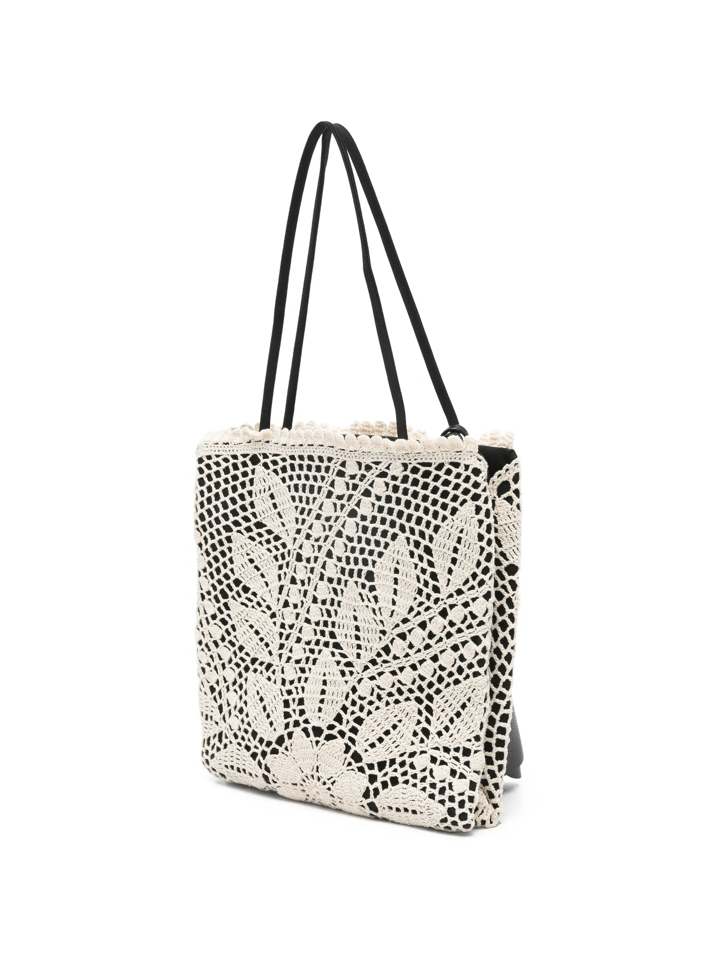 Julia crochet top-handle bag