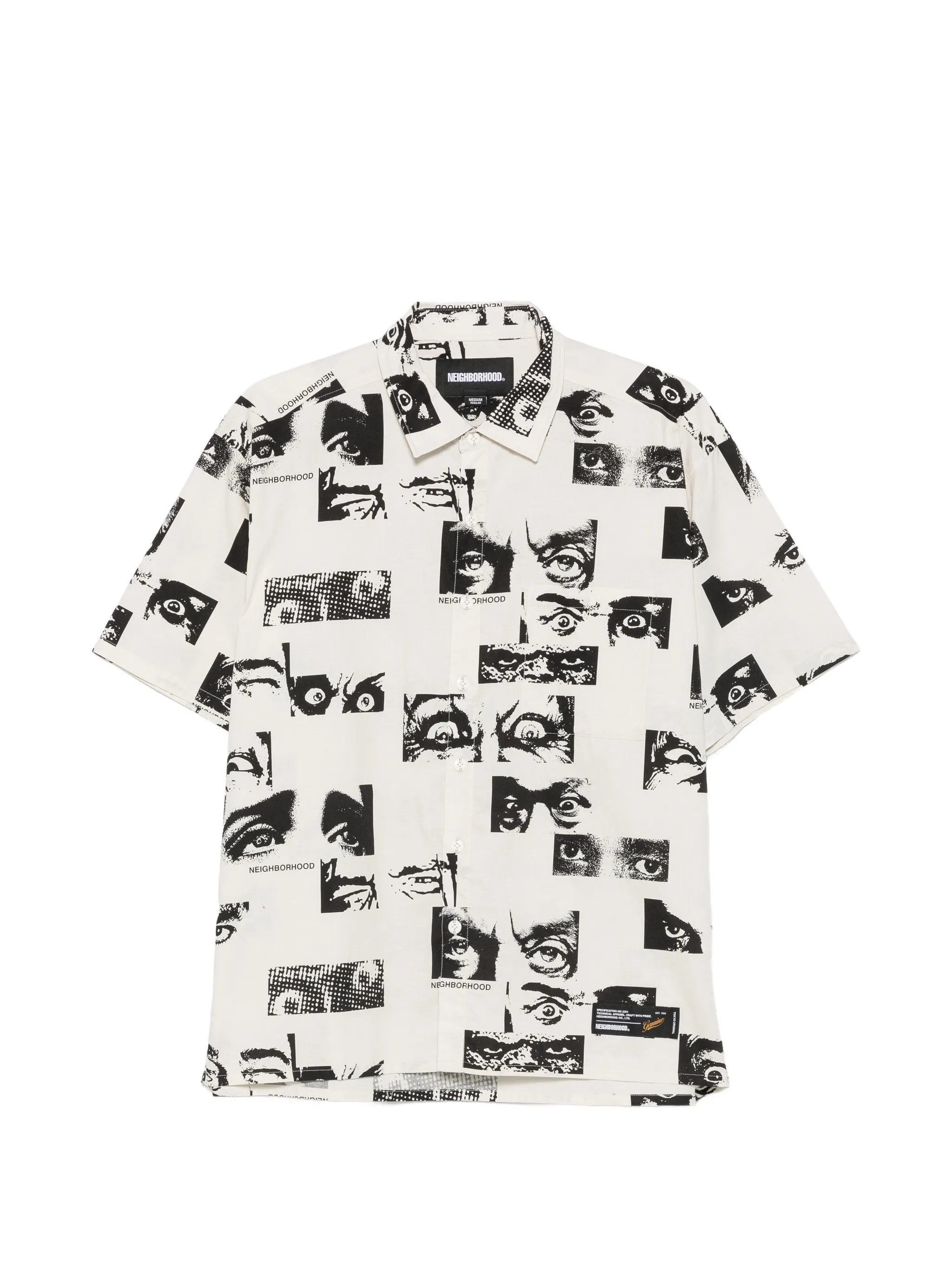 eye-print short-sleeve shirt