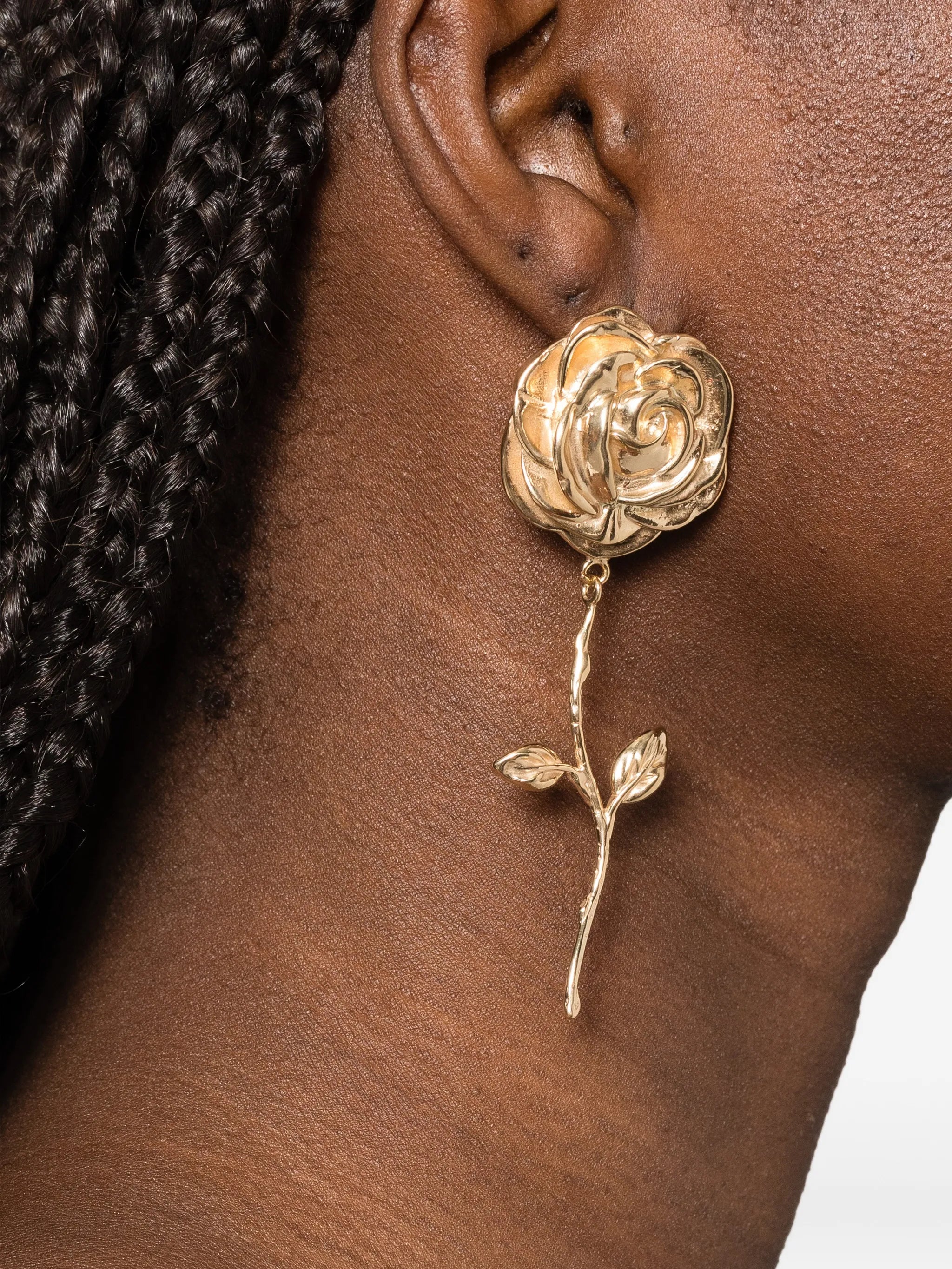 rose earrings