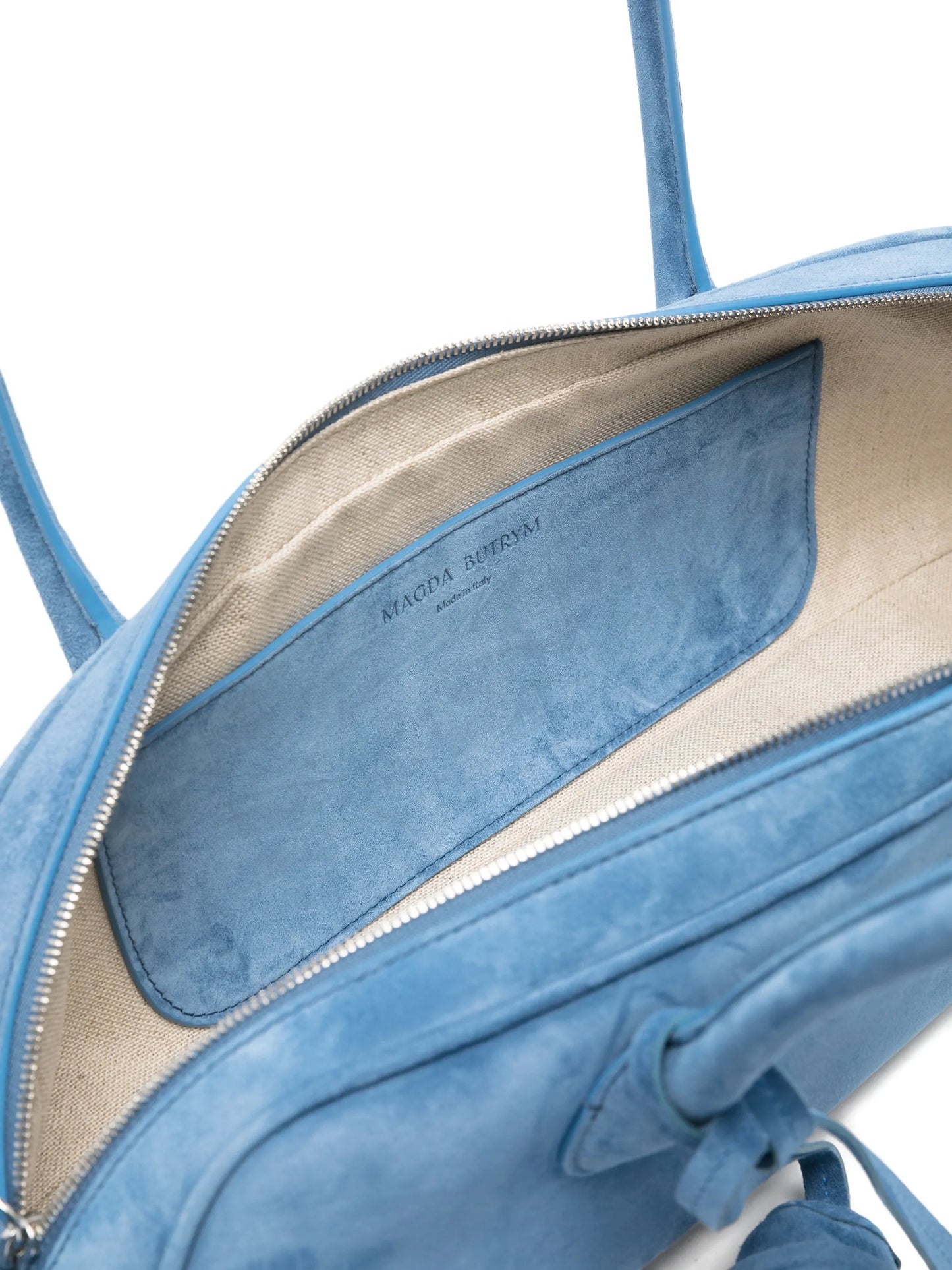 Brigitte trapeze suede shoulder bag