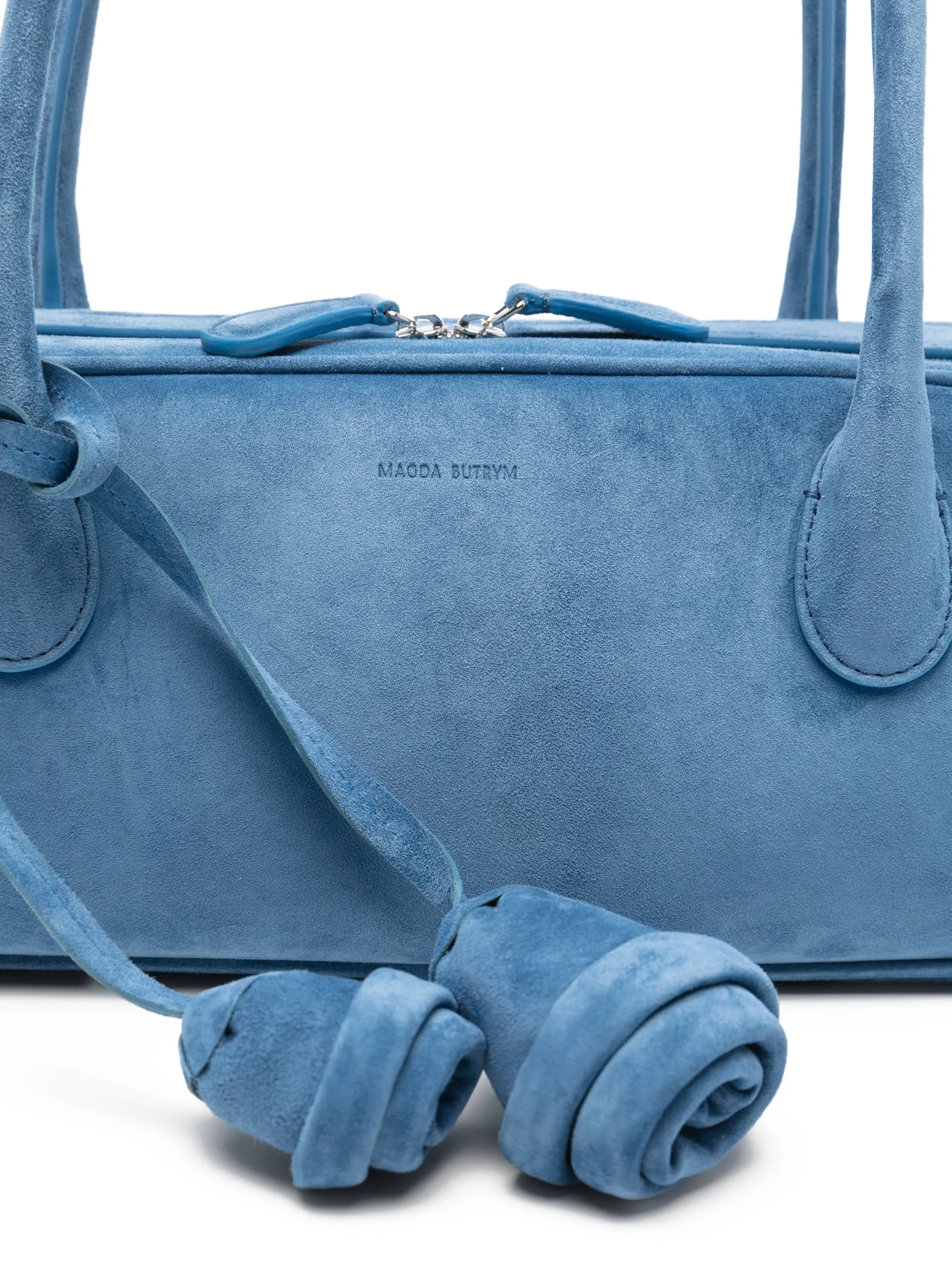 Brigitte trapeze suede shoulder bag