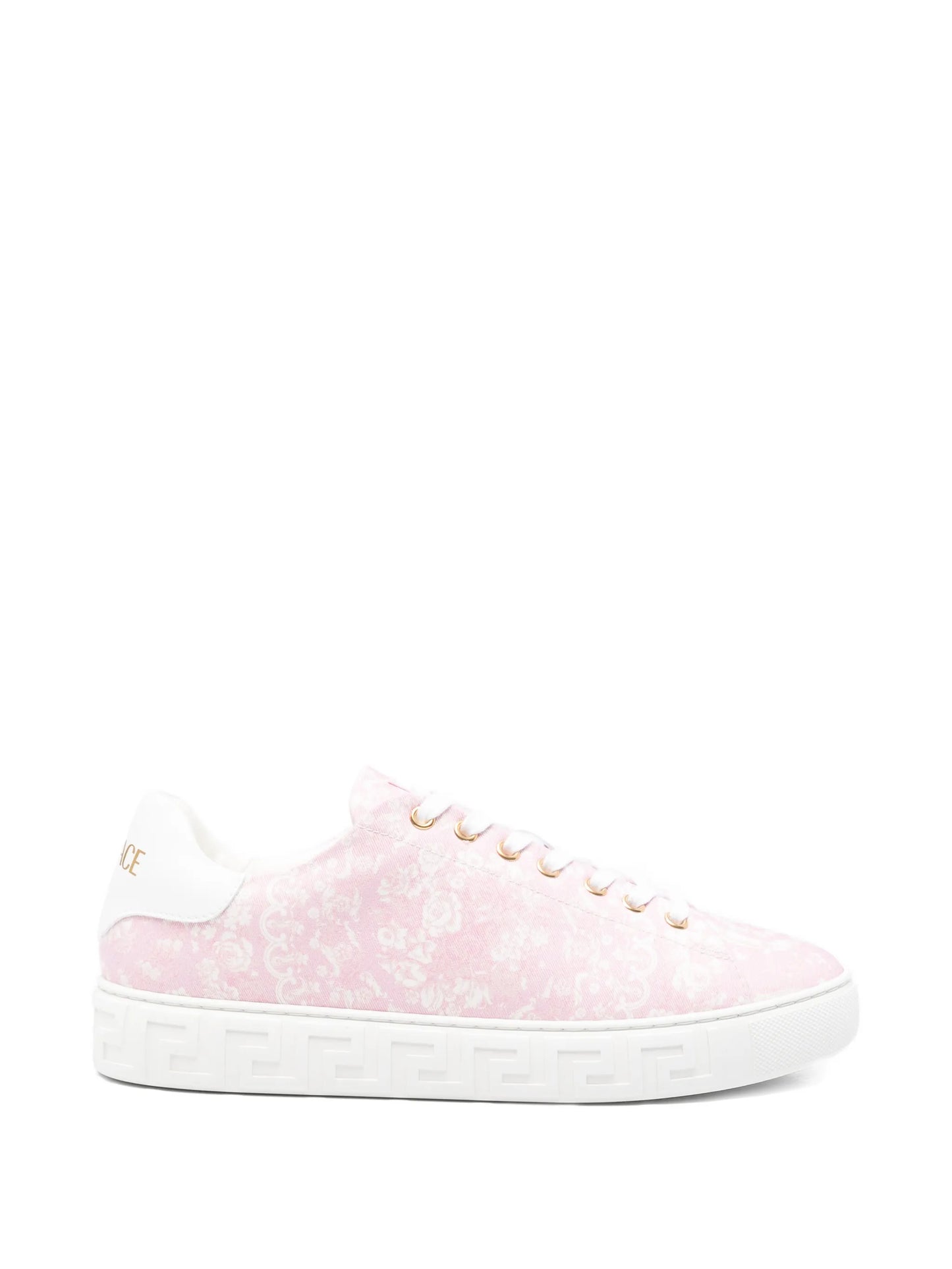 Barocco-pattern low-top sneakers