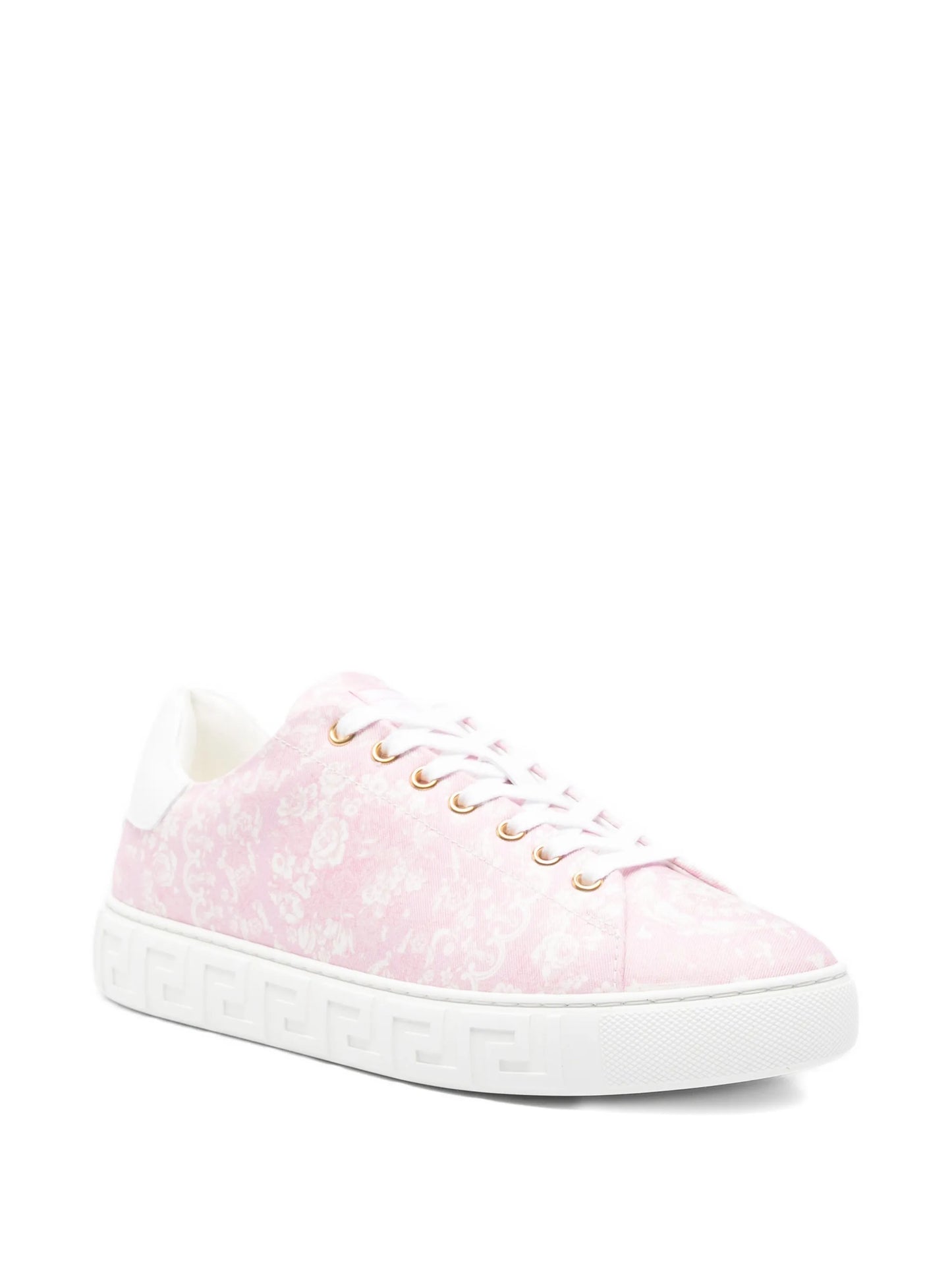 Barocco-pattern low-top sneakers