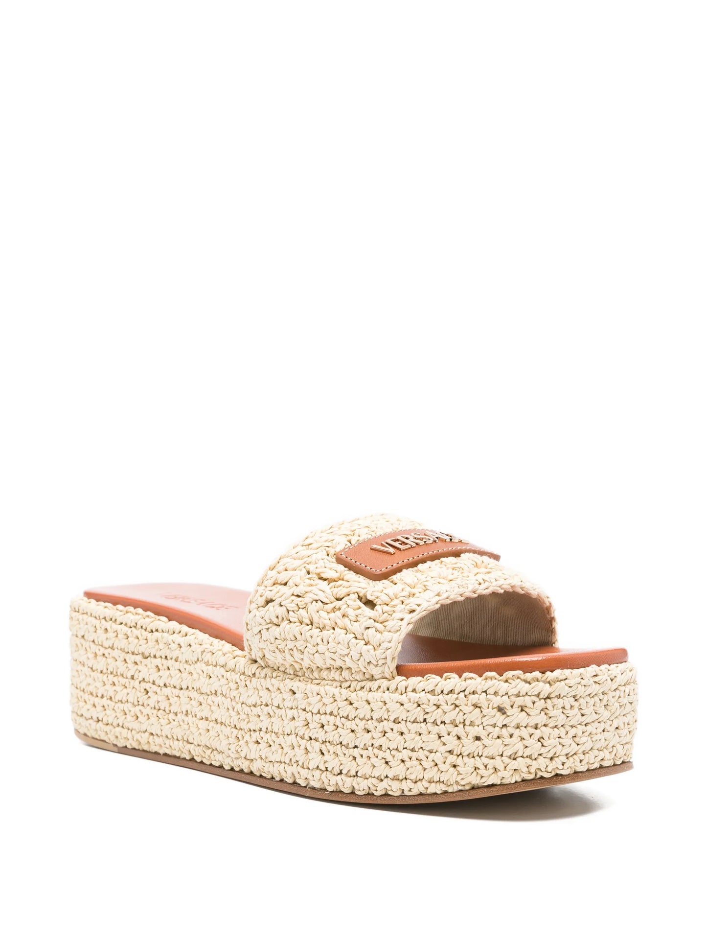 logo-detail sandals