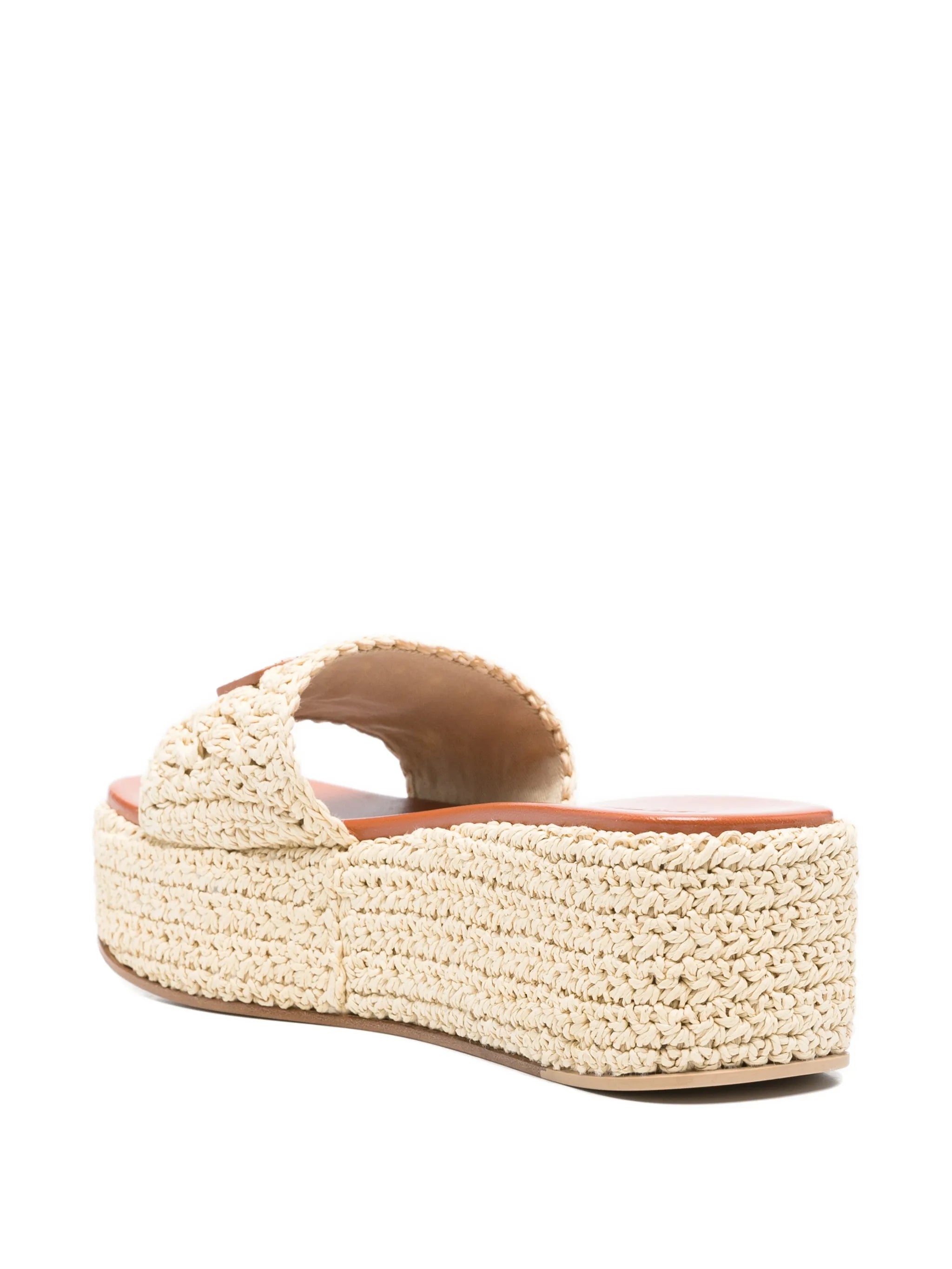 logo-detail sandals