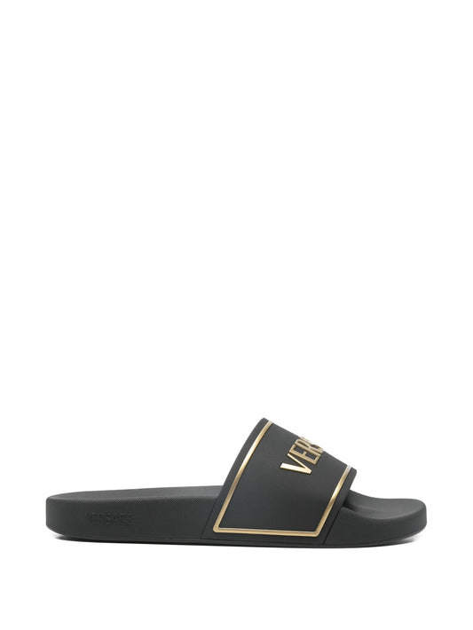 logo-embossed slides