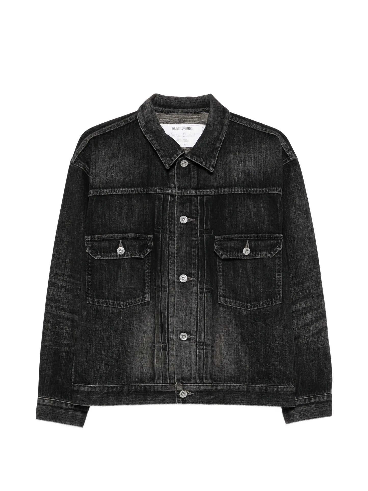 washed denim jacket