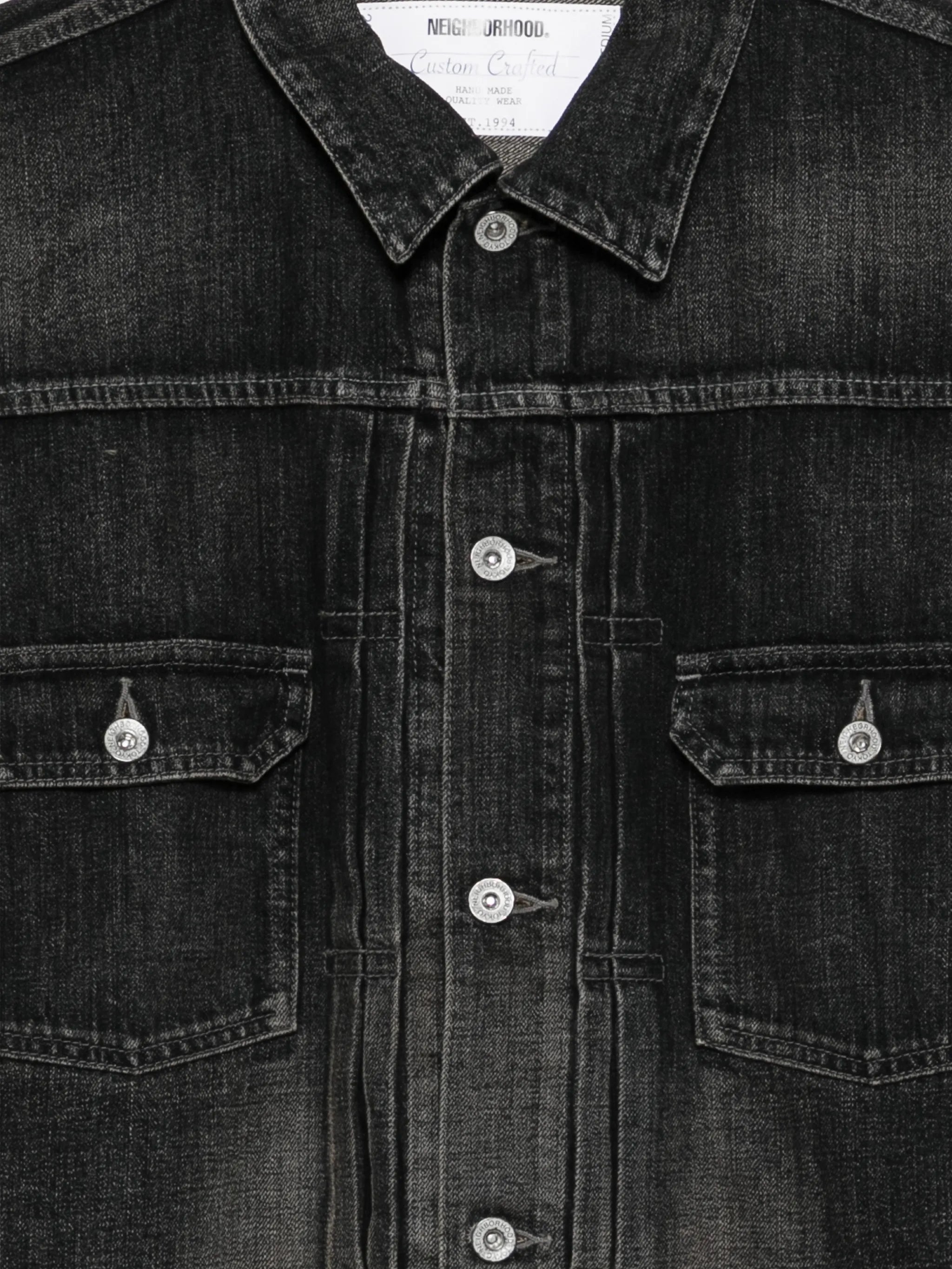 washed denim jacket