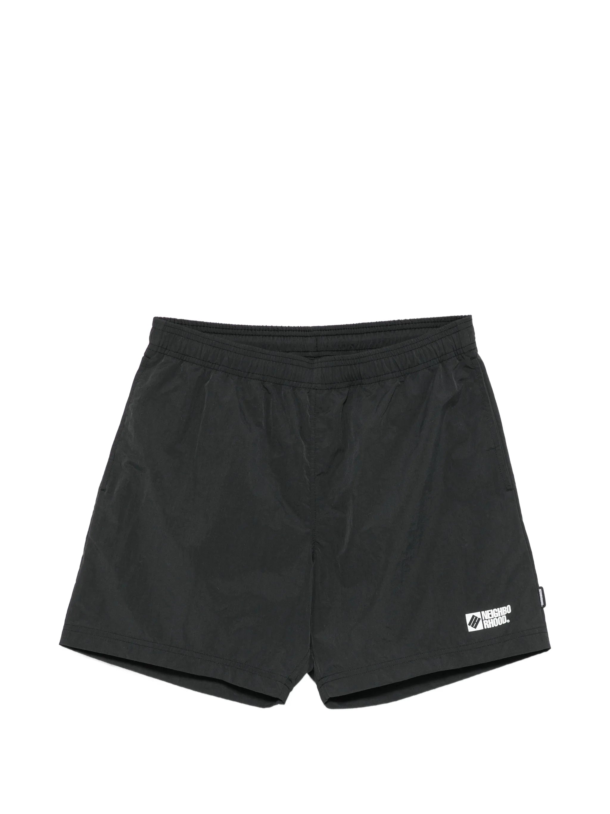 logo-print swim shorts
