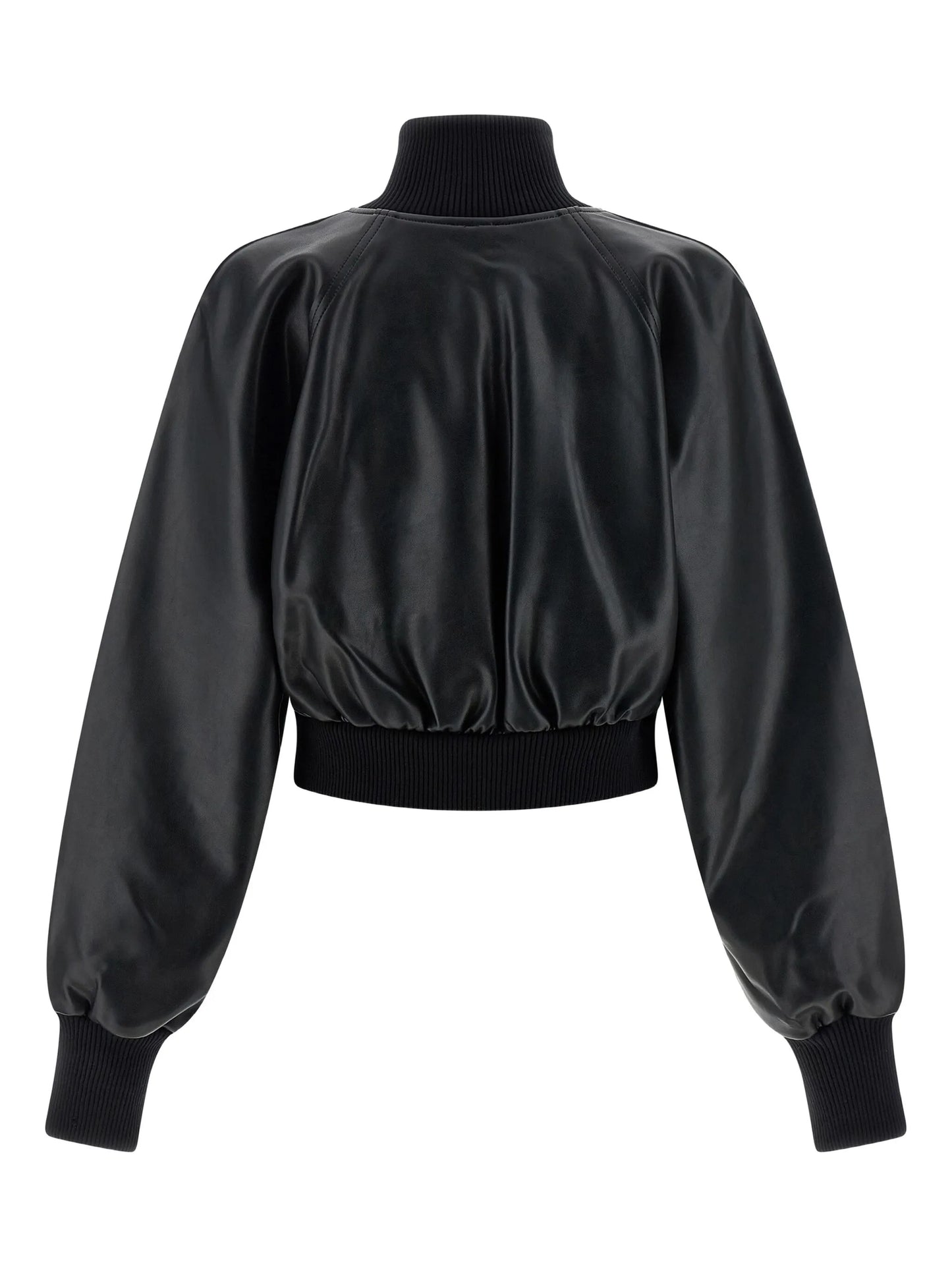 high-neck bomber jacket