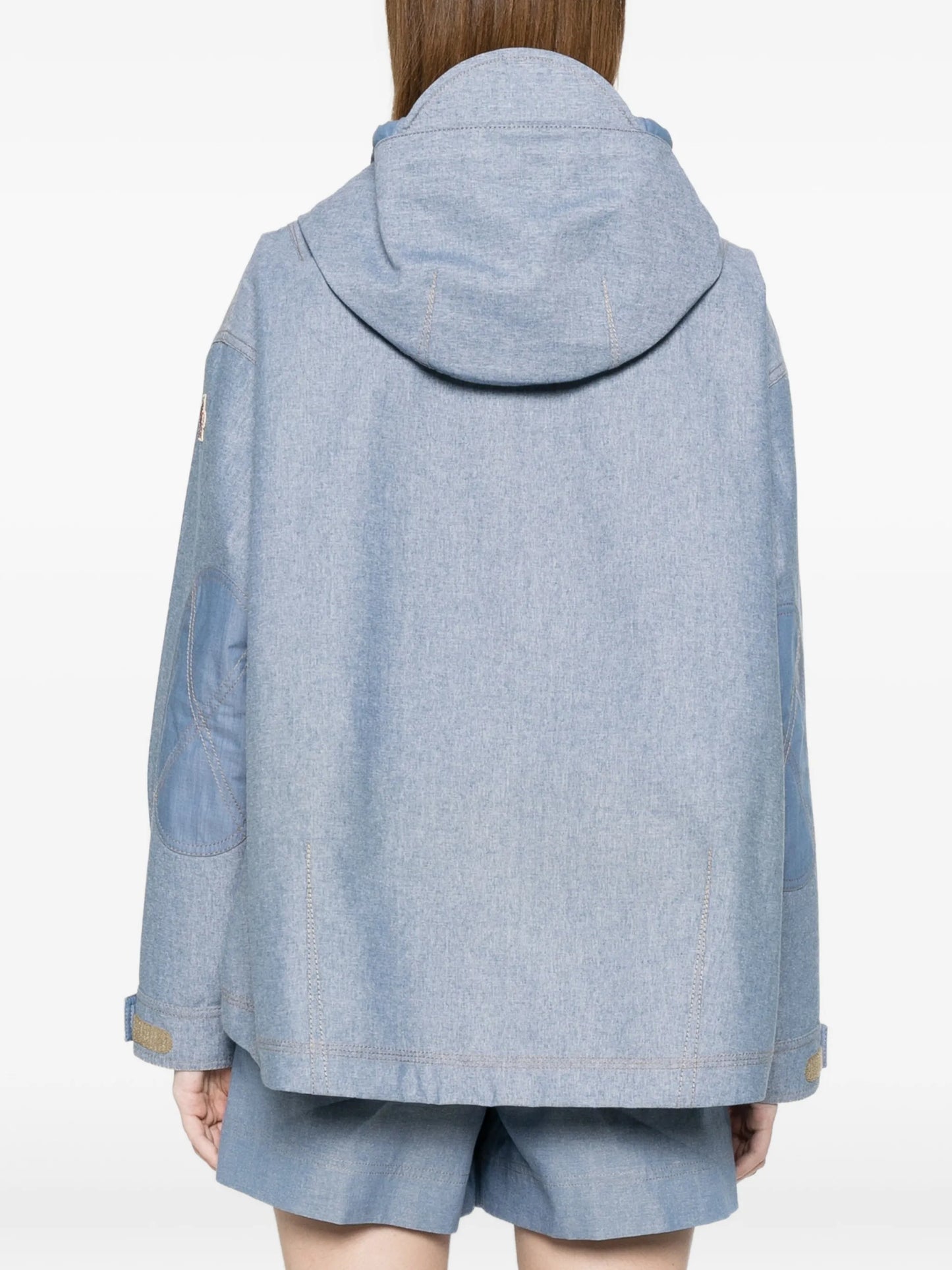 Bezier hooded pocket jacket