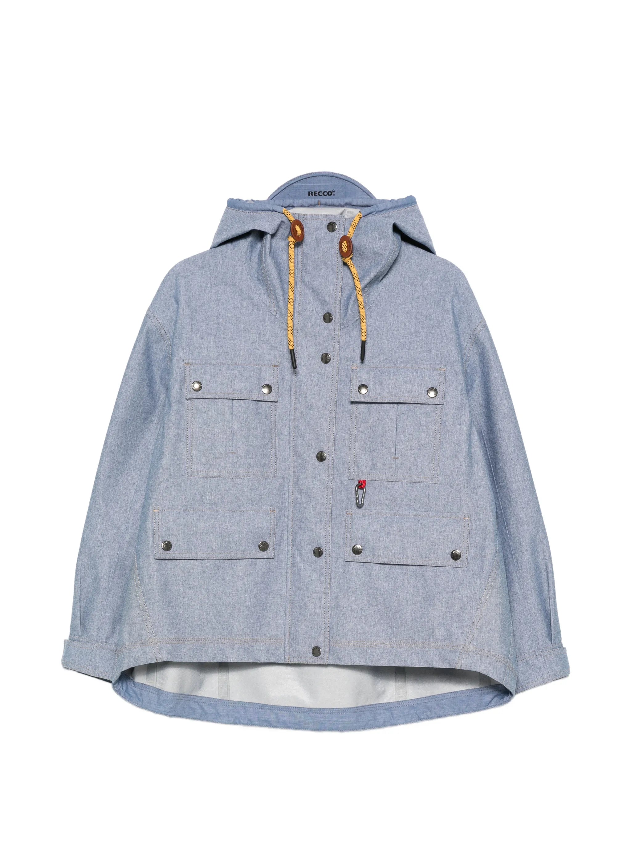 Bezier hooded pocket jacket