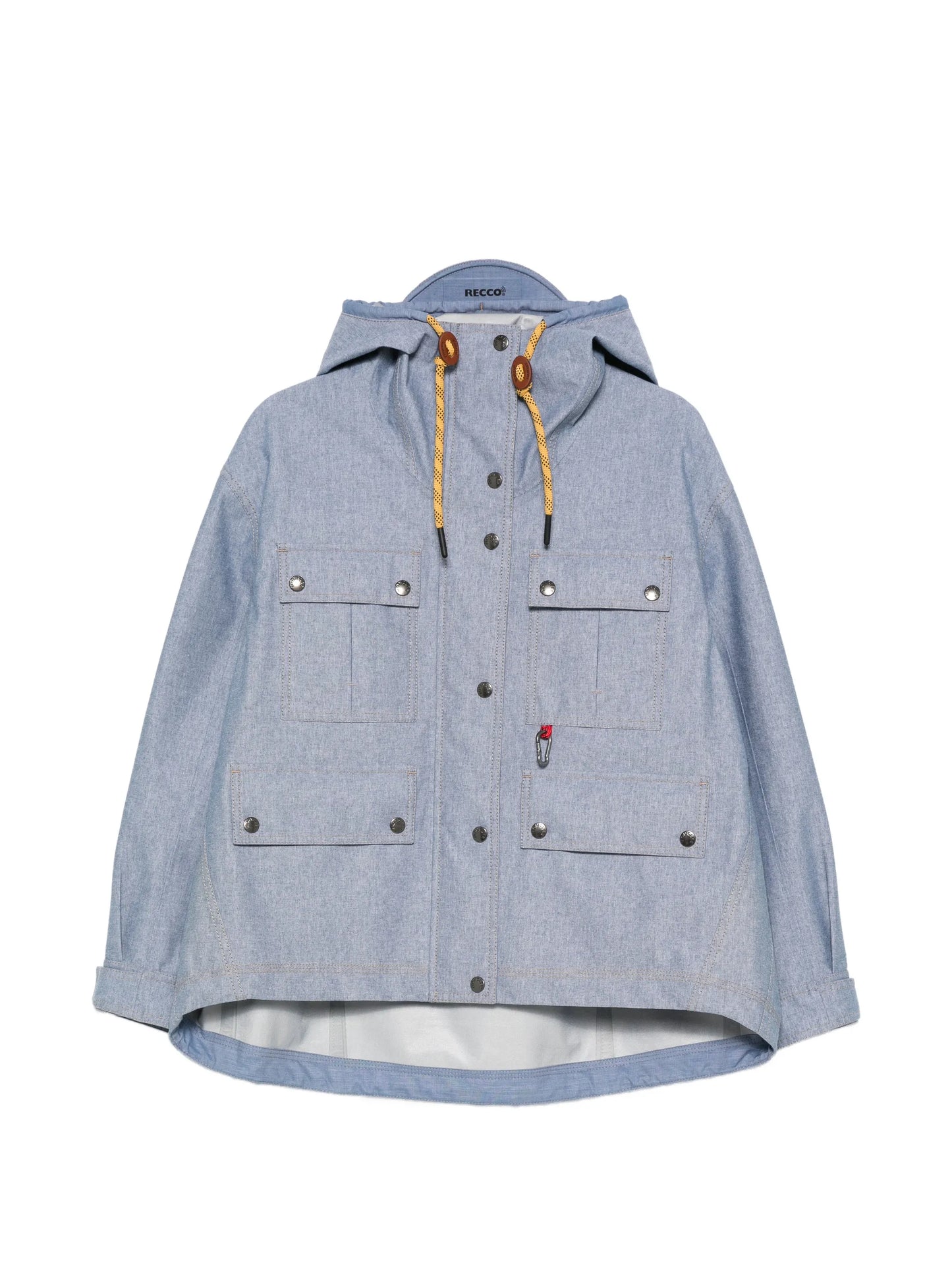 Bezier hooded pocket jacket